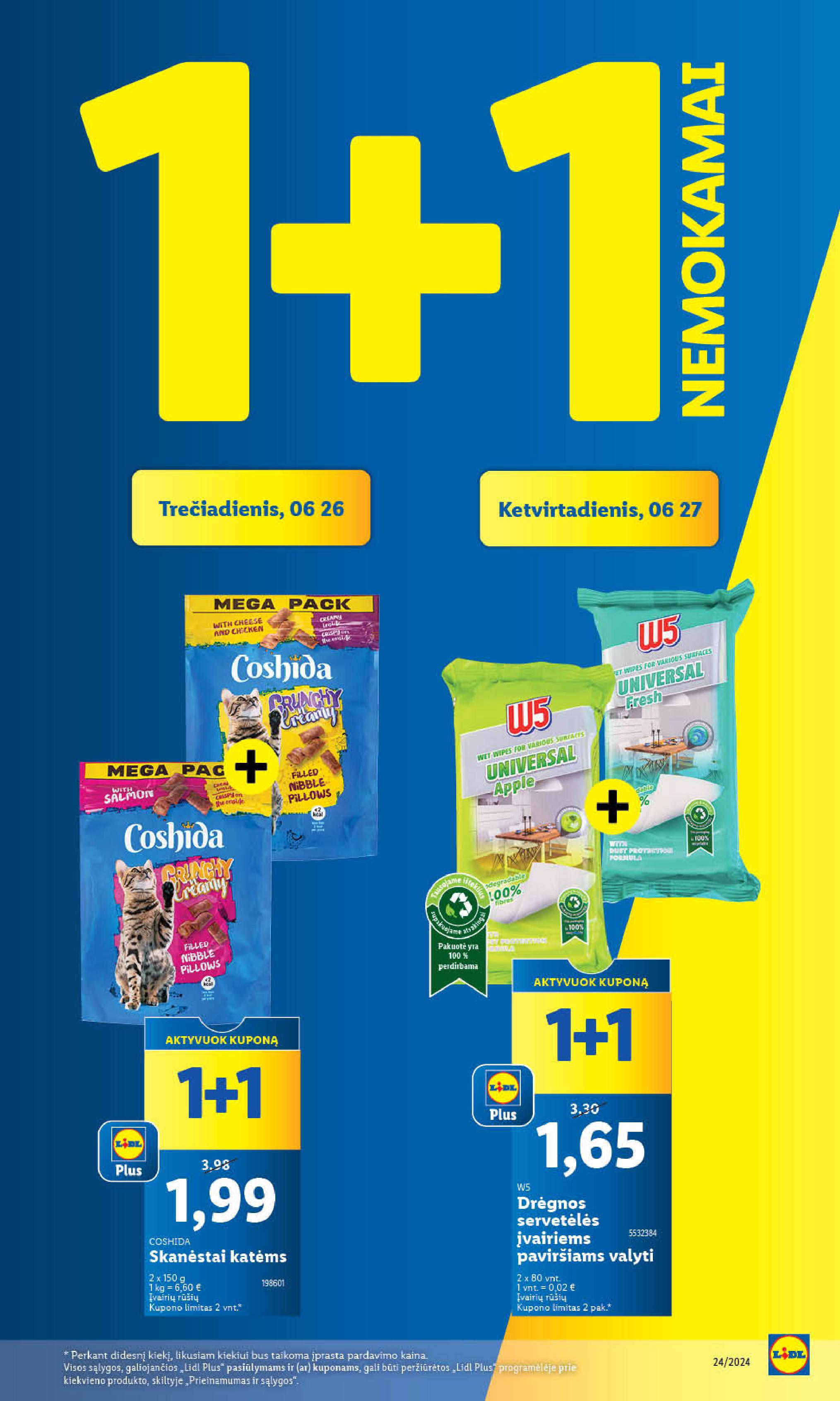 Naujausias LIDL kaininis katalogas 2024.06.24 - 2024.06.30