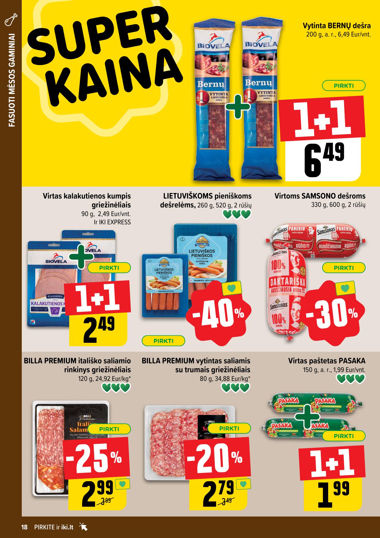 Naujausias IKI kaininis katalogas 2025.03.17 - 2025.03.23
