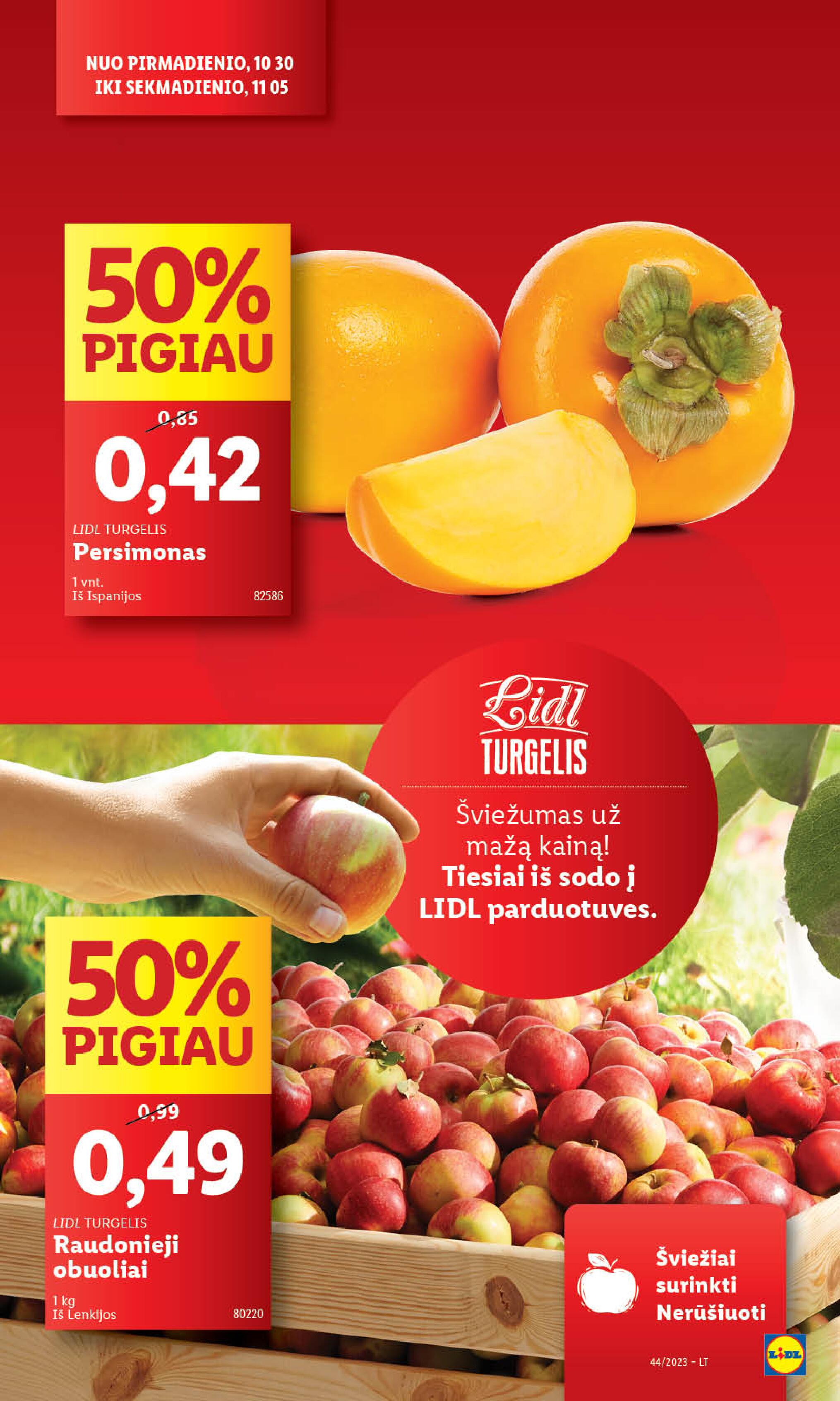 Naujausias LIDL kaininis katalogas 2023.10.30 - 2023.11.05