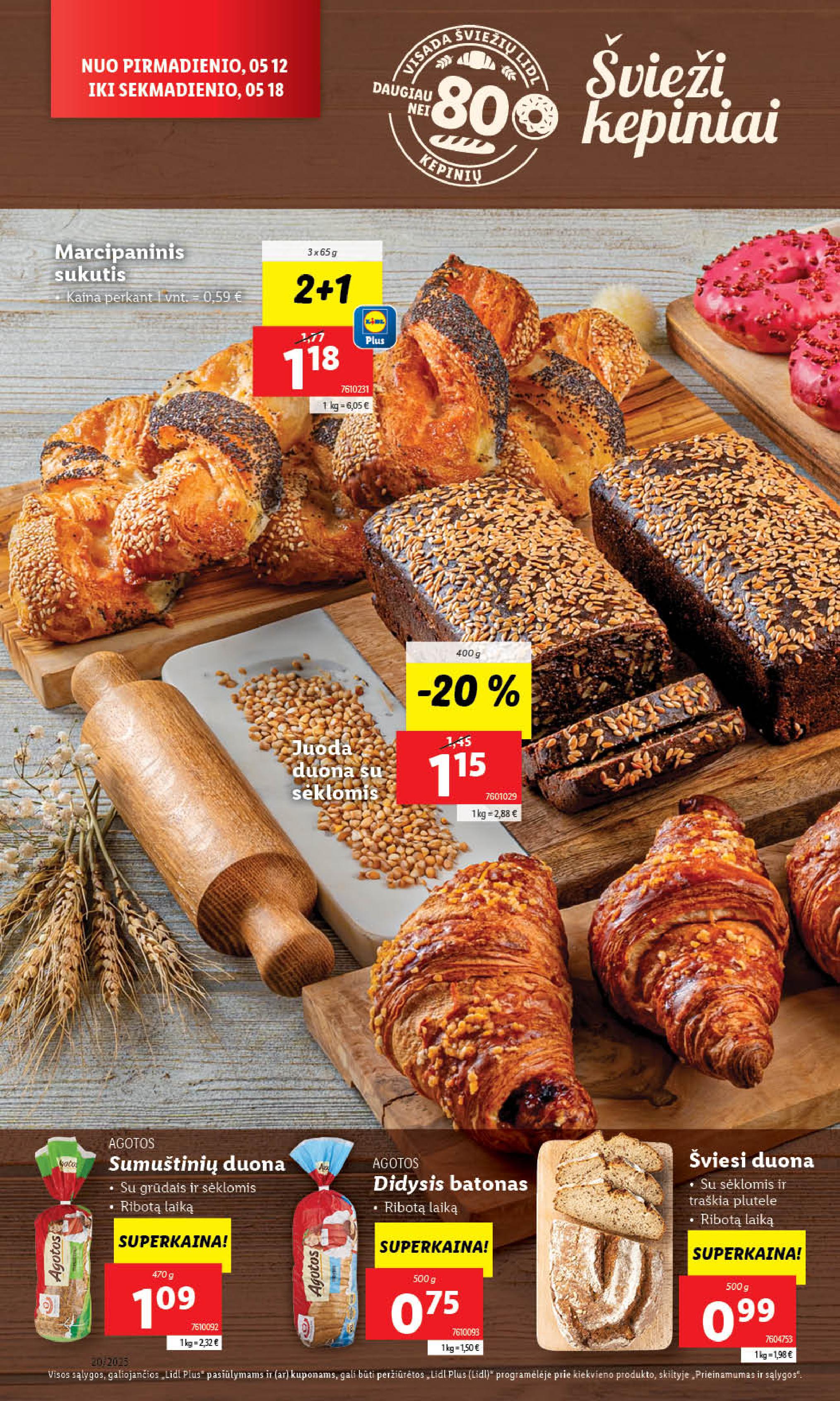 LIDL akcijų ir nuolaidų leidinys 2025.05.12 - 2025.05.18