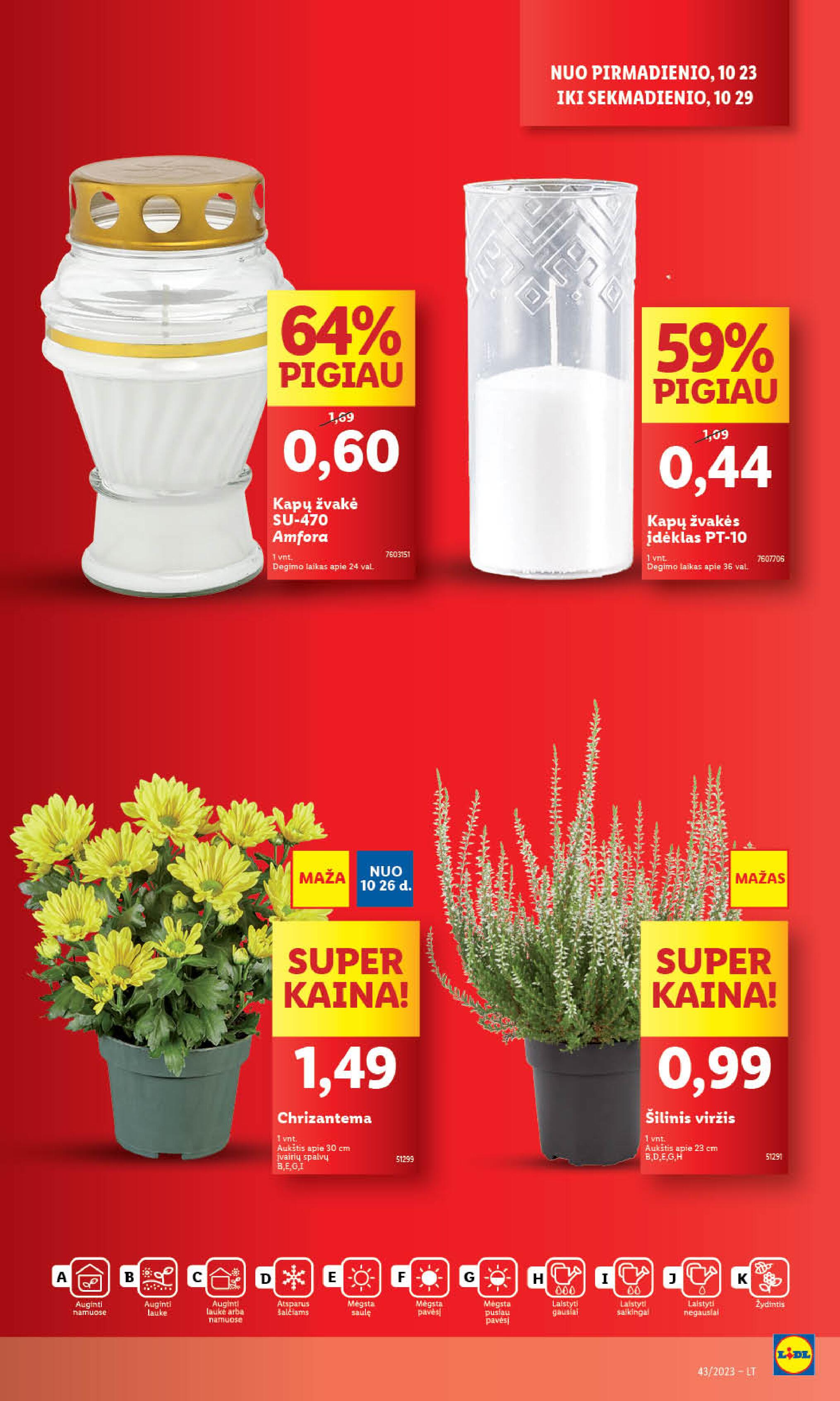 Naujausias LIDL kaininis katalogas 2023.10.23 - 2023.10.29