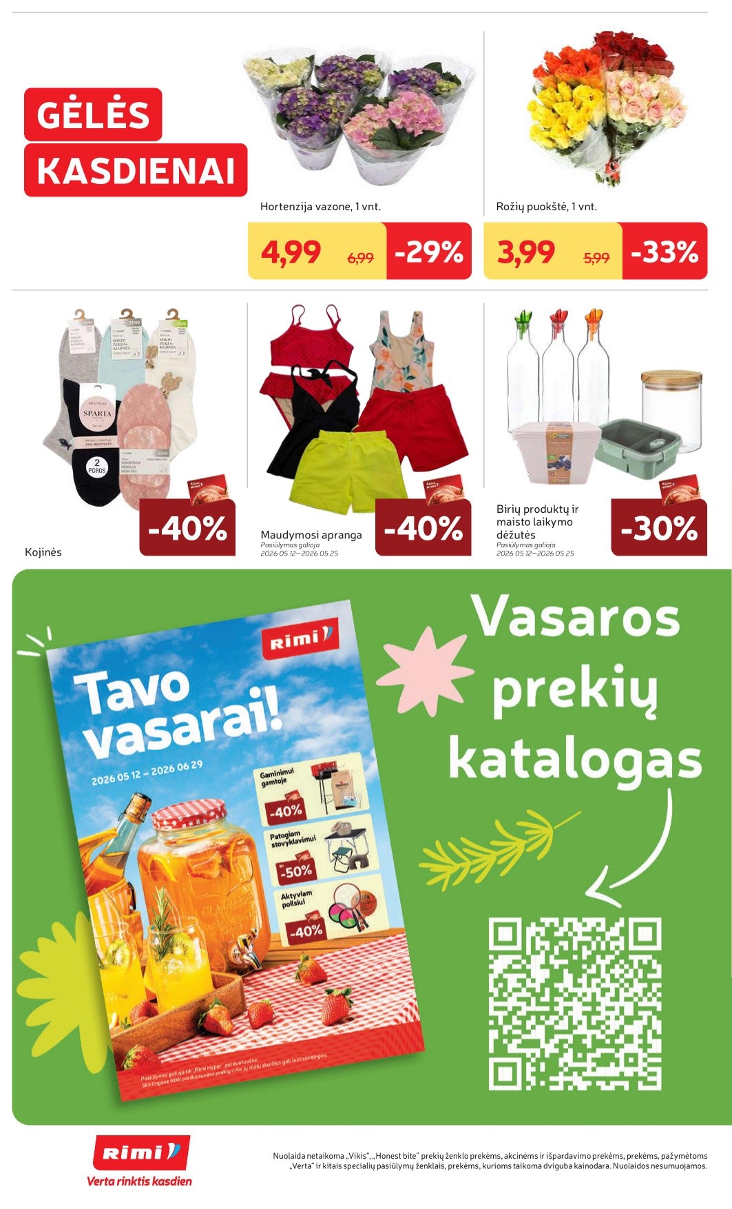 Naujausias RIMI kaininis katalogas 2026.05.19 - 2026.05.25