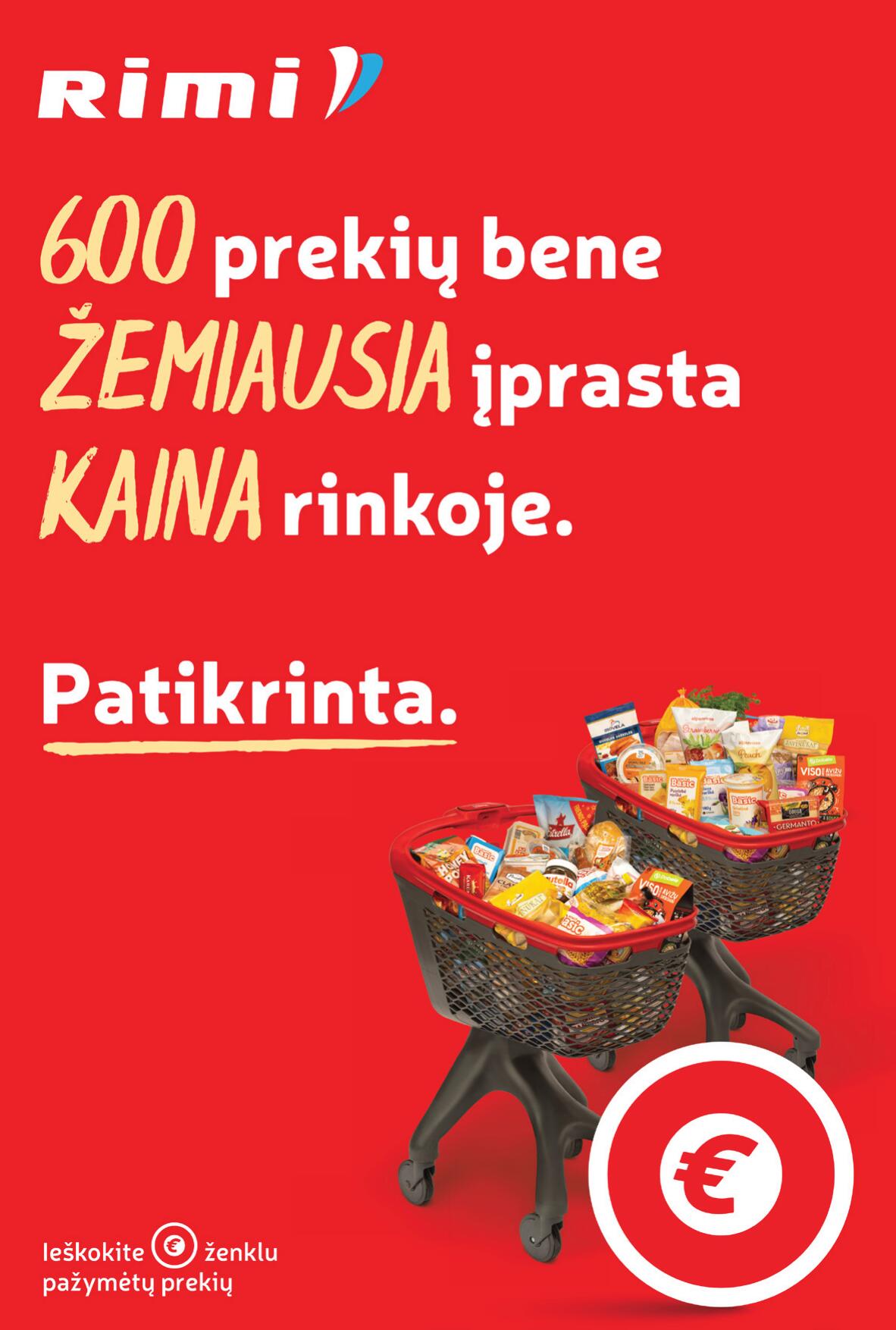 Naujausias RIMI kaininis katalogas 2023.09.05 - 2023.09.11