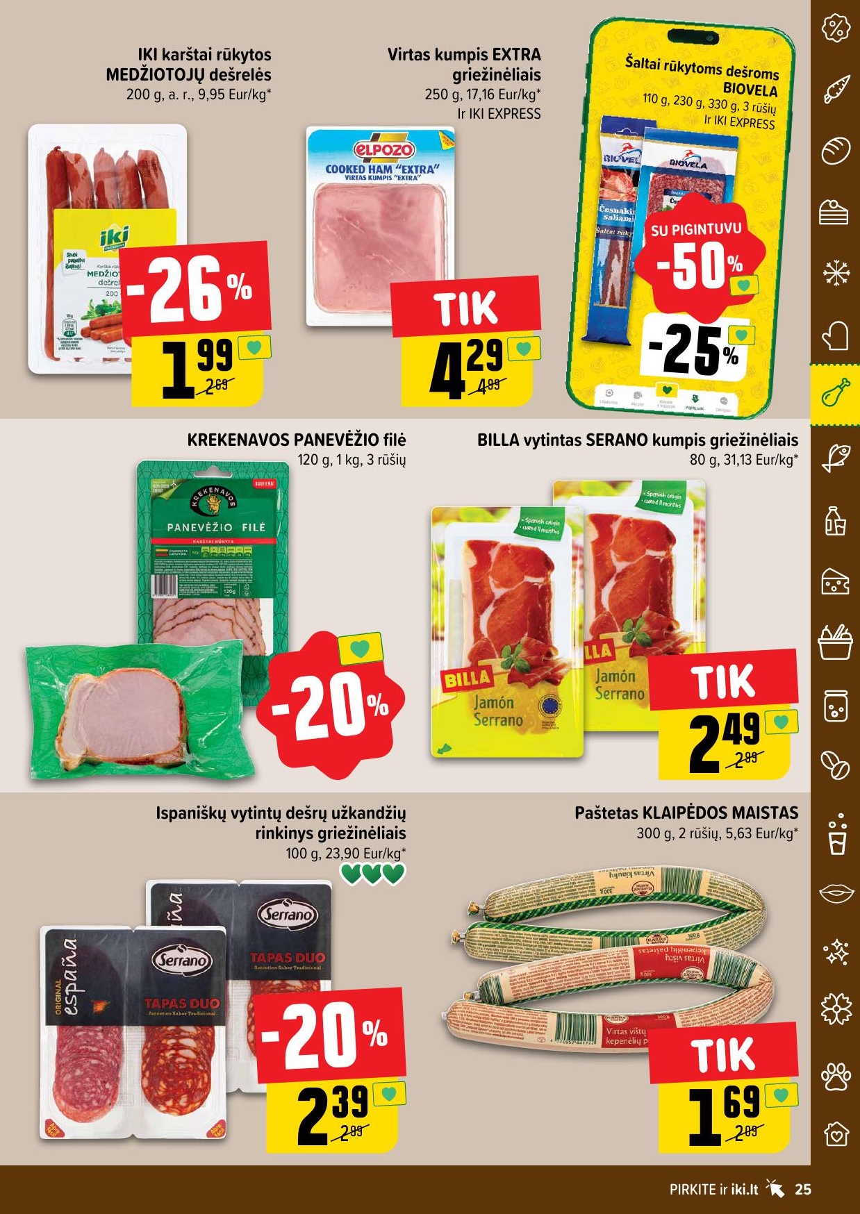 Naujausias IKI kaininis katalogas 2025.05.19 - 2025.05.25