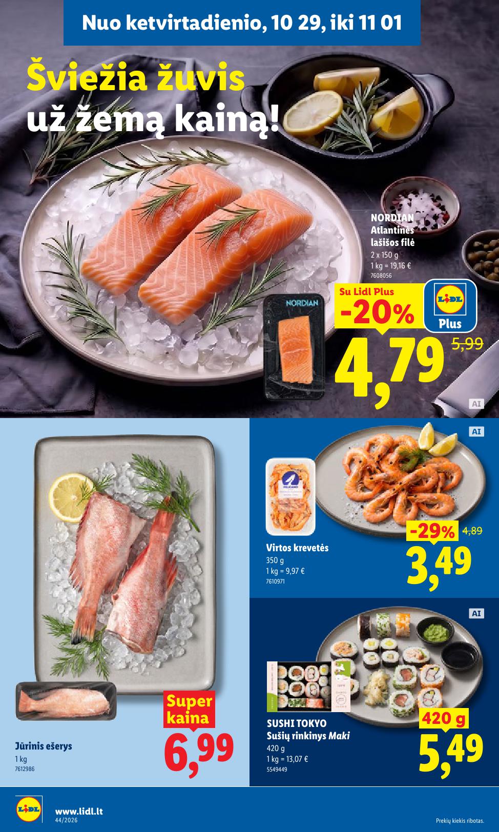 Naujas LIDL leidinys nuo 2026.10.26 iki 2026.11.01