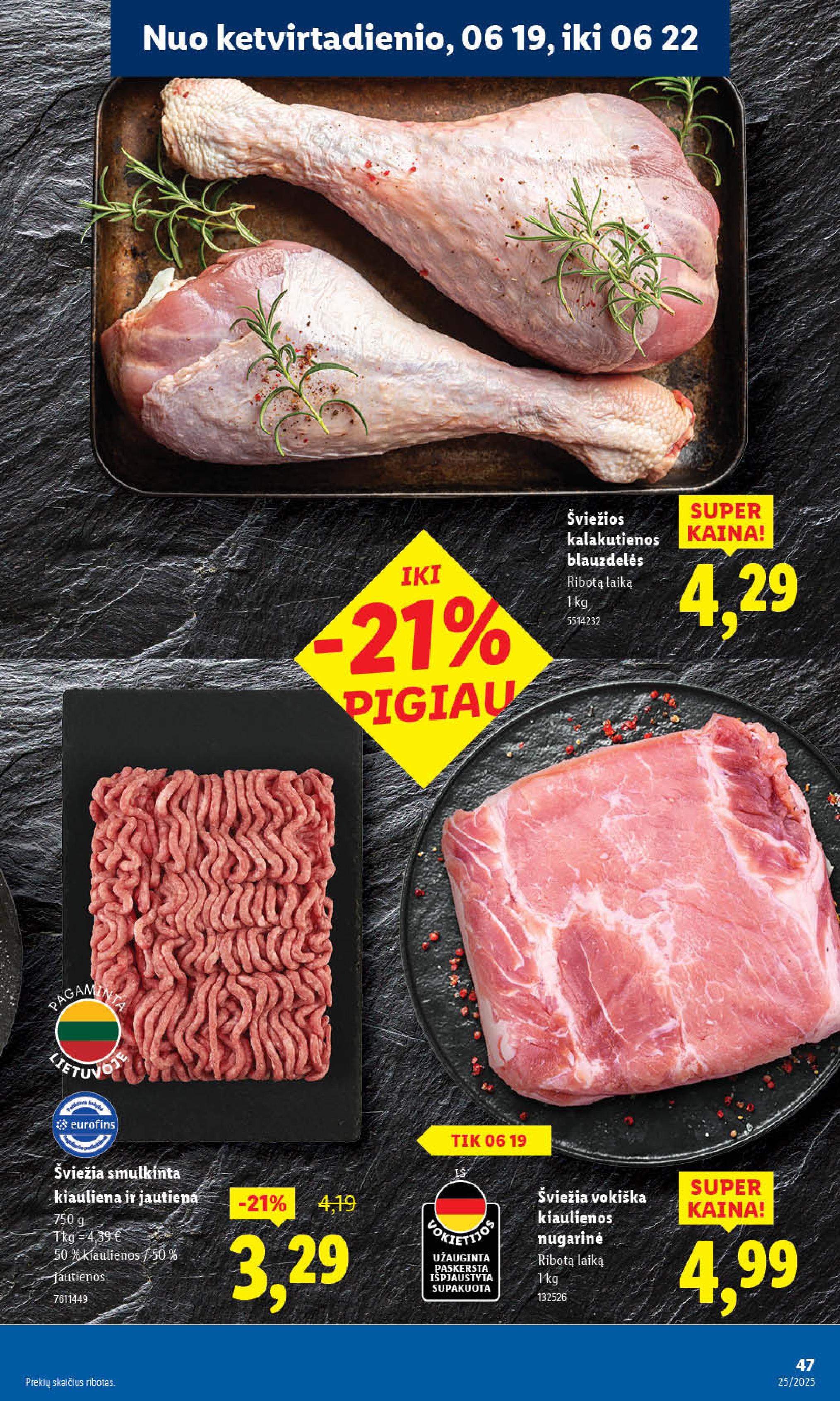 LIDL akcijų ir nuolaidų leidinys 2025.06.16 - 2025.06.22