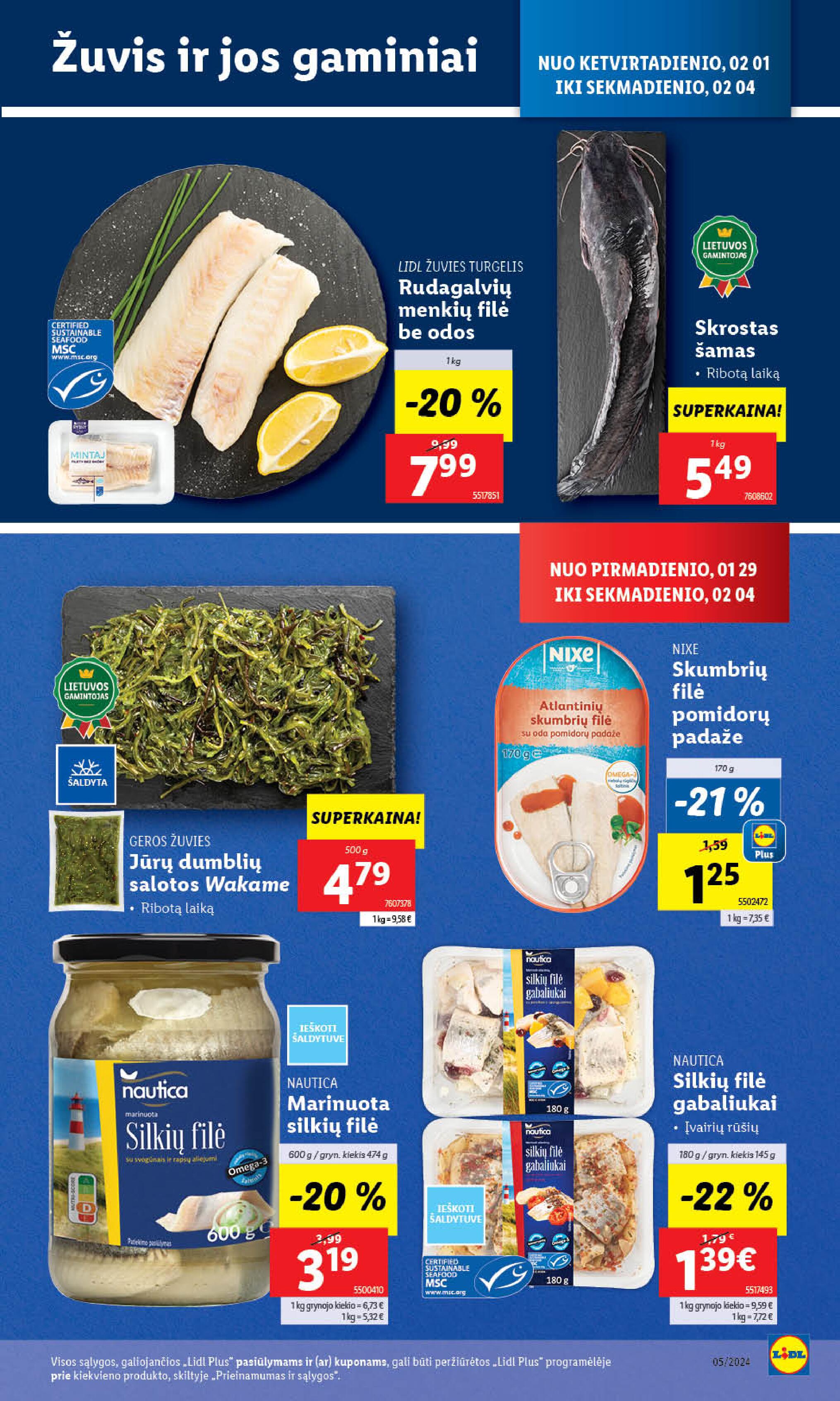 Naujausias LIDL kaininis katalogas 2024.01.29 - 2024.02.04