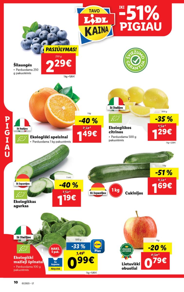 Naujausias LIDL kaininis katalogas 2023.01.02 - 2023.01.08