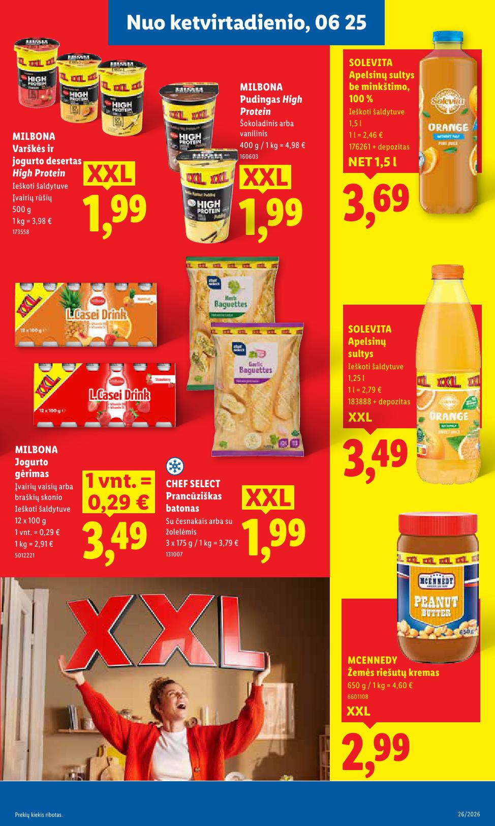 LIDL akcijų ir nuolaidų leidinys 2026.06.22 - 2026.06.28
