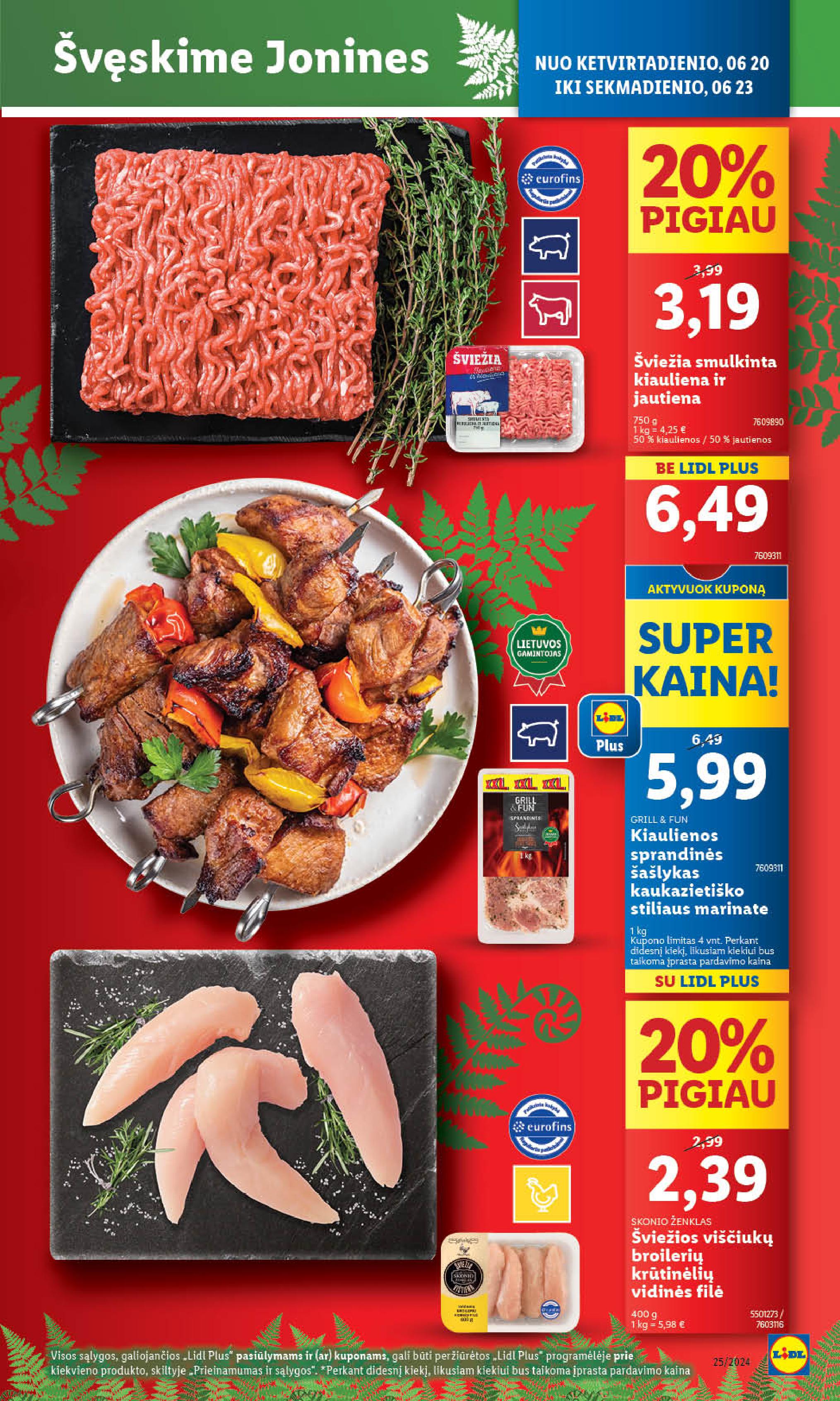Naujausias LIDL kaininis katalogas 2024.06.17 - 2024.06.23