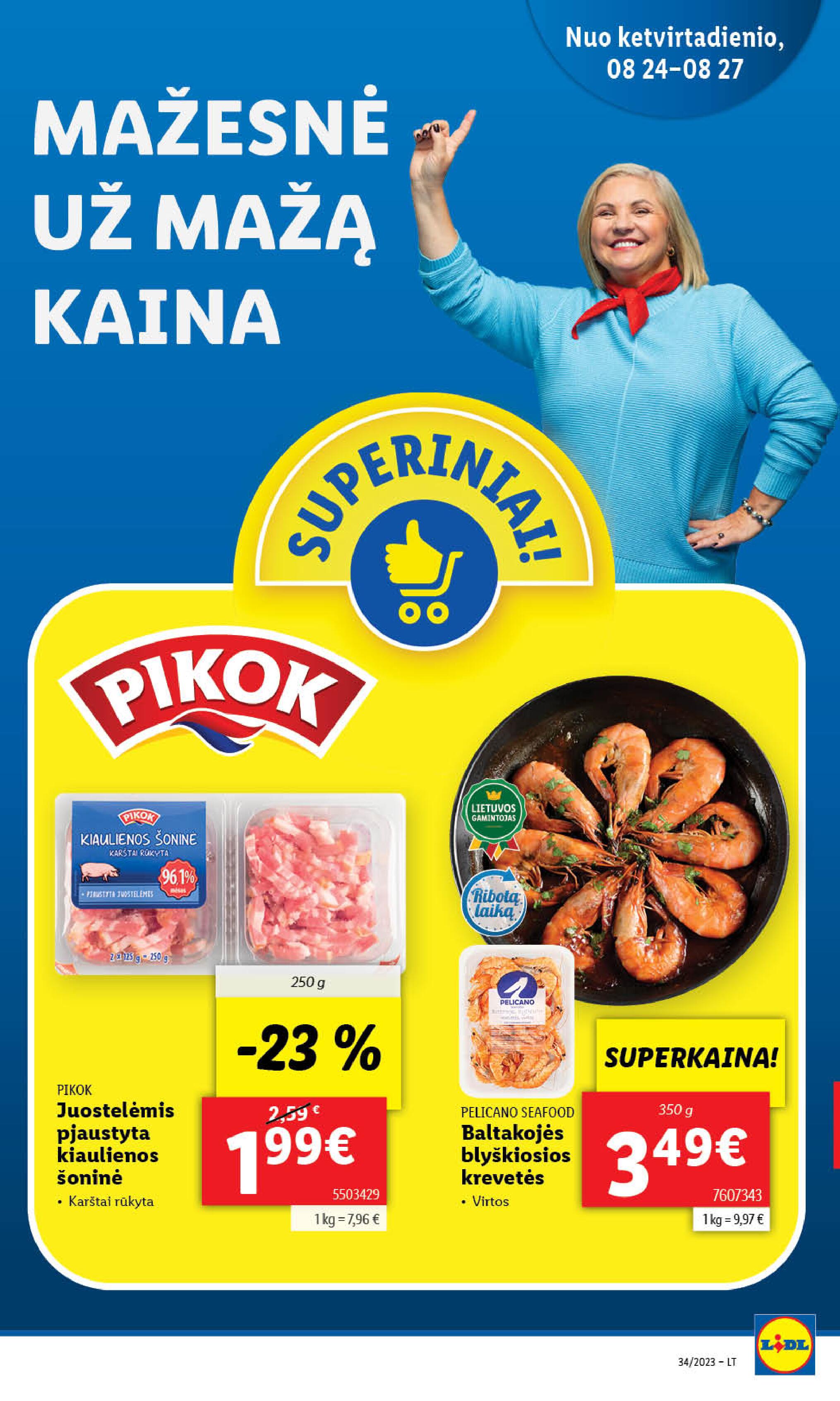 Naujausias LIDL kaininis katalogas 2023.08.21 - 2023.08.27