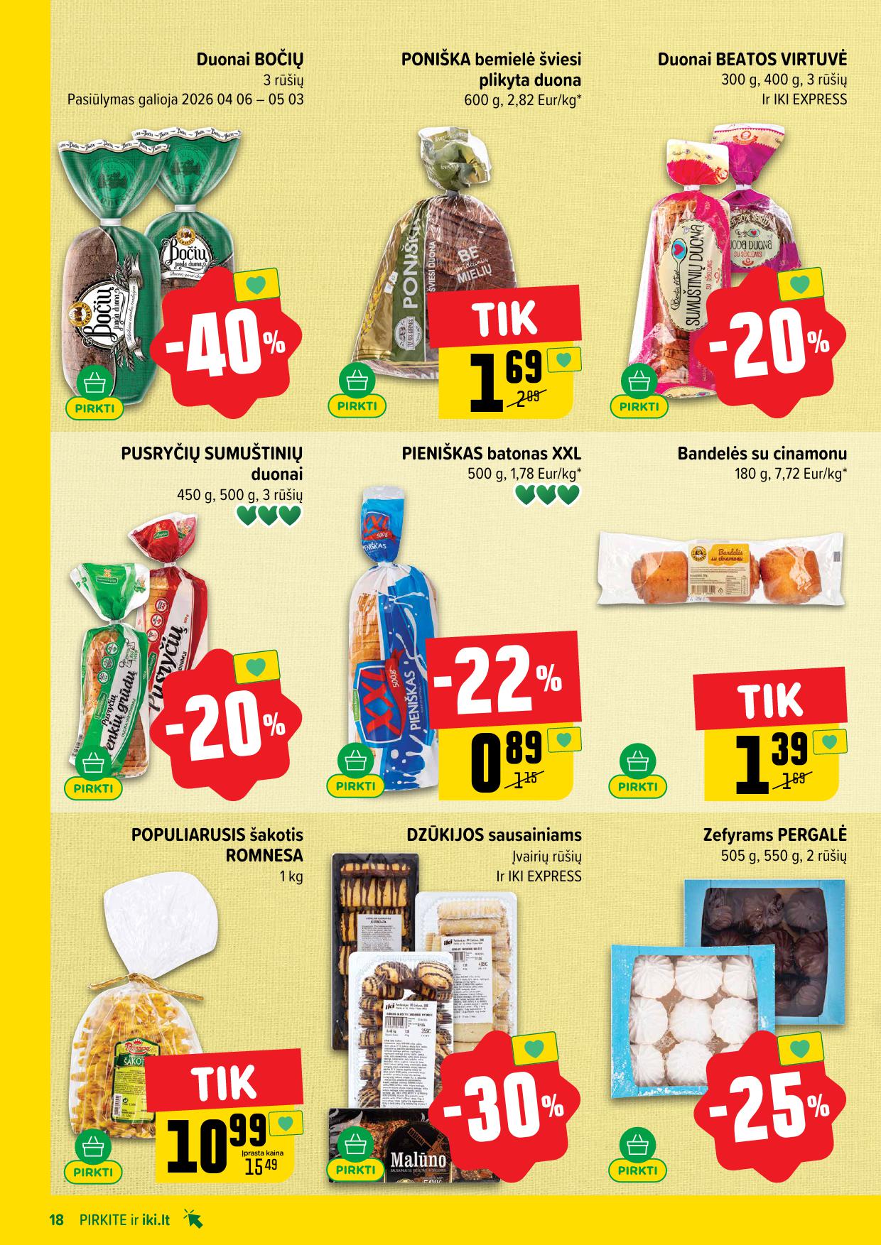 Naujausias IKI kaininis katalogas 2026.04.27 - 2026.05.03