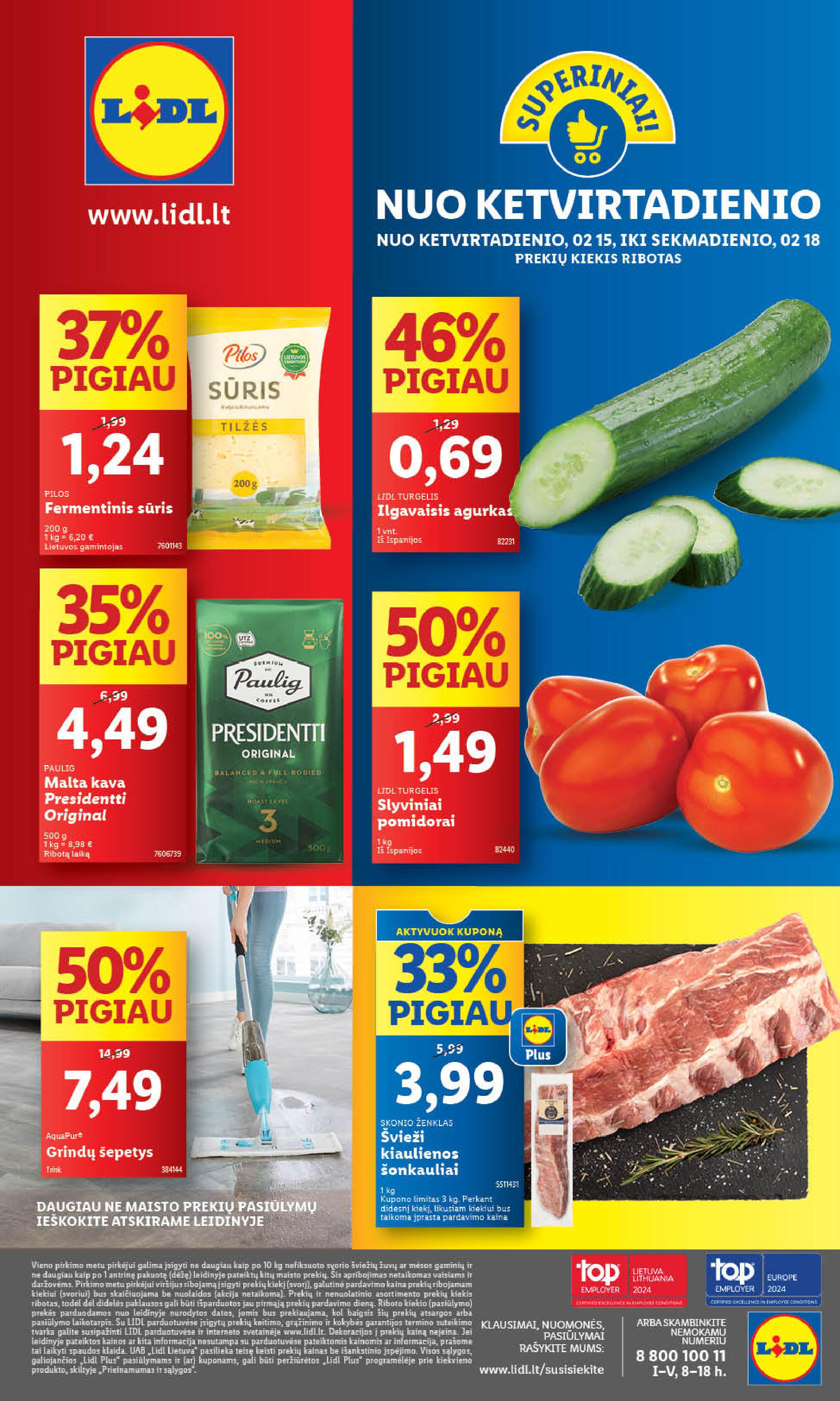 Naujausias LIDL kaininis katalogas 2024.02.12 - 2024.02.18