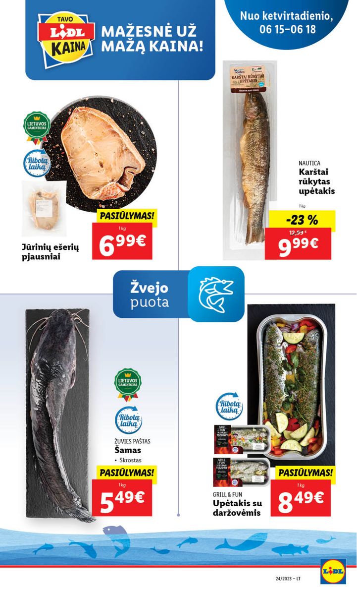 Naujausias LIDL kaininis katalogas 2023.06.12 - 2023.06.18