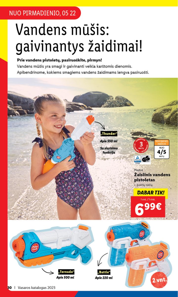 LIDL Vasaros katalogas 2023
