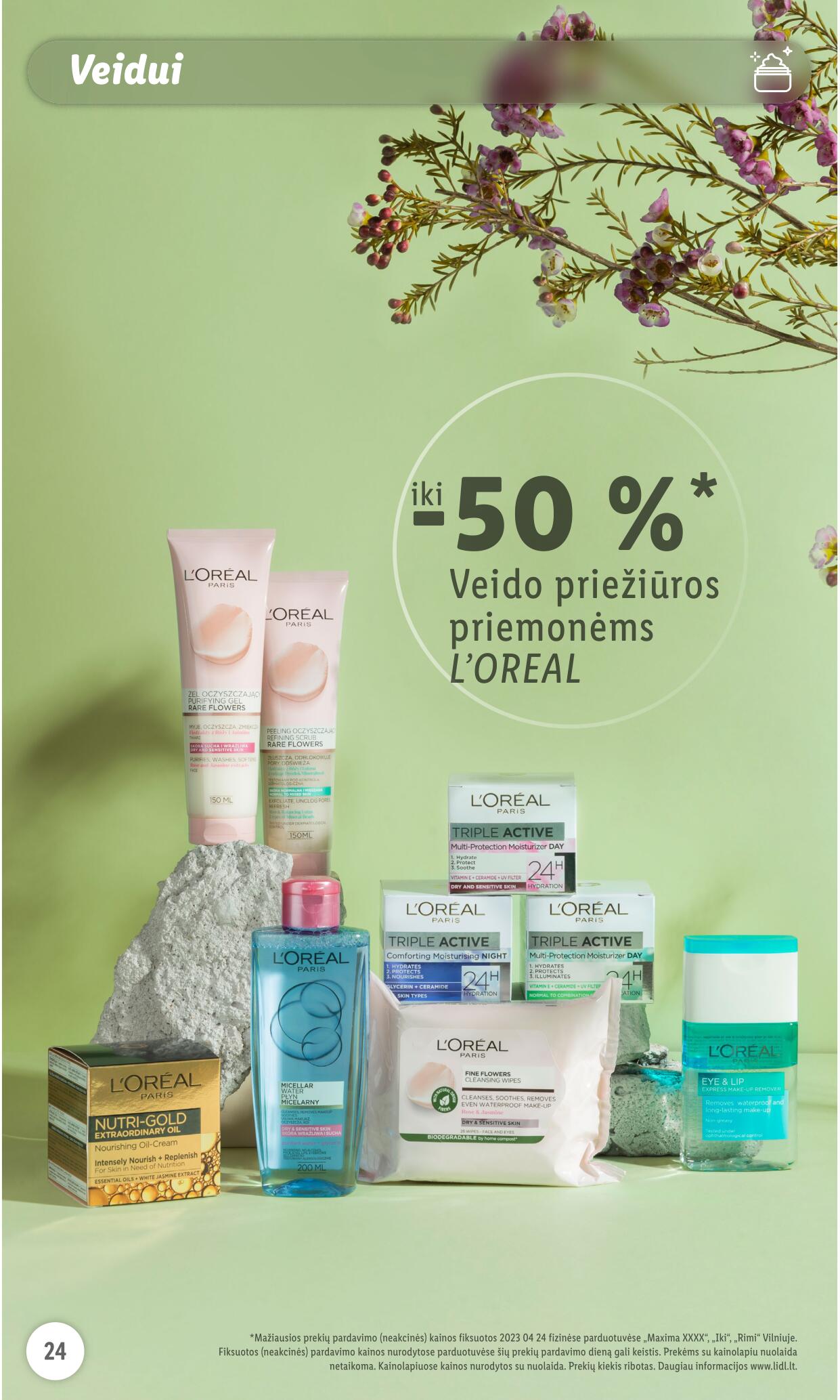 LIDL prekių katalogas "Grožio festivalis" galioja nuo 2023.05.01