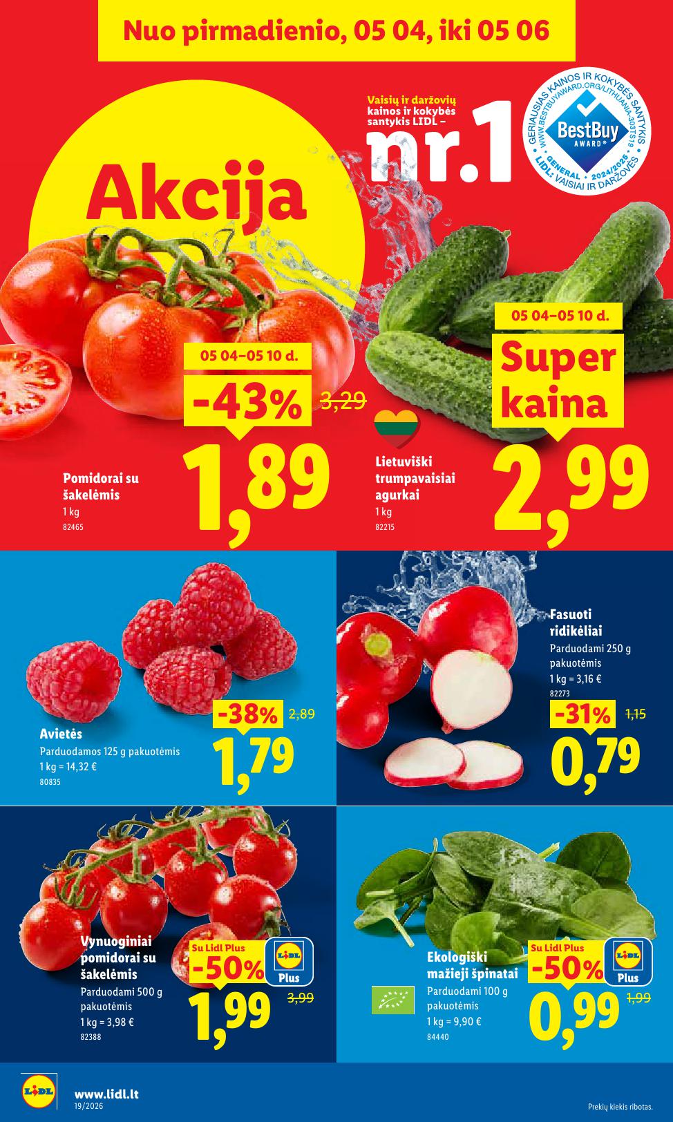 Naujausias LIDL kaininis katalogas 2026.05.04 - 2026.05.10