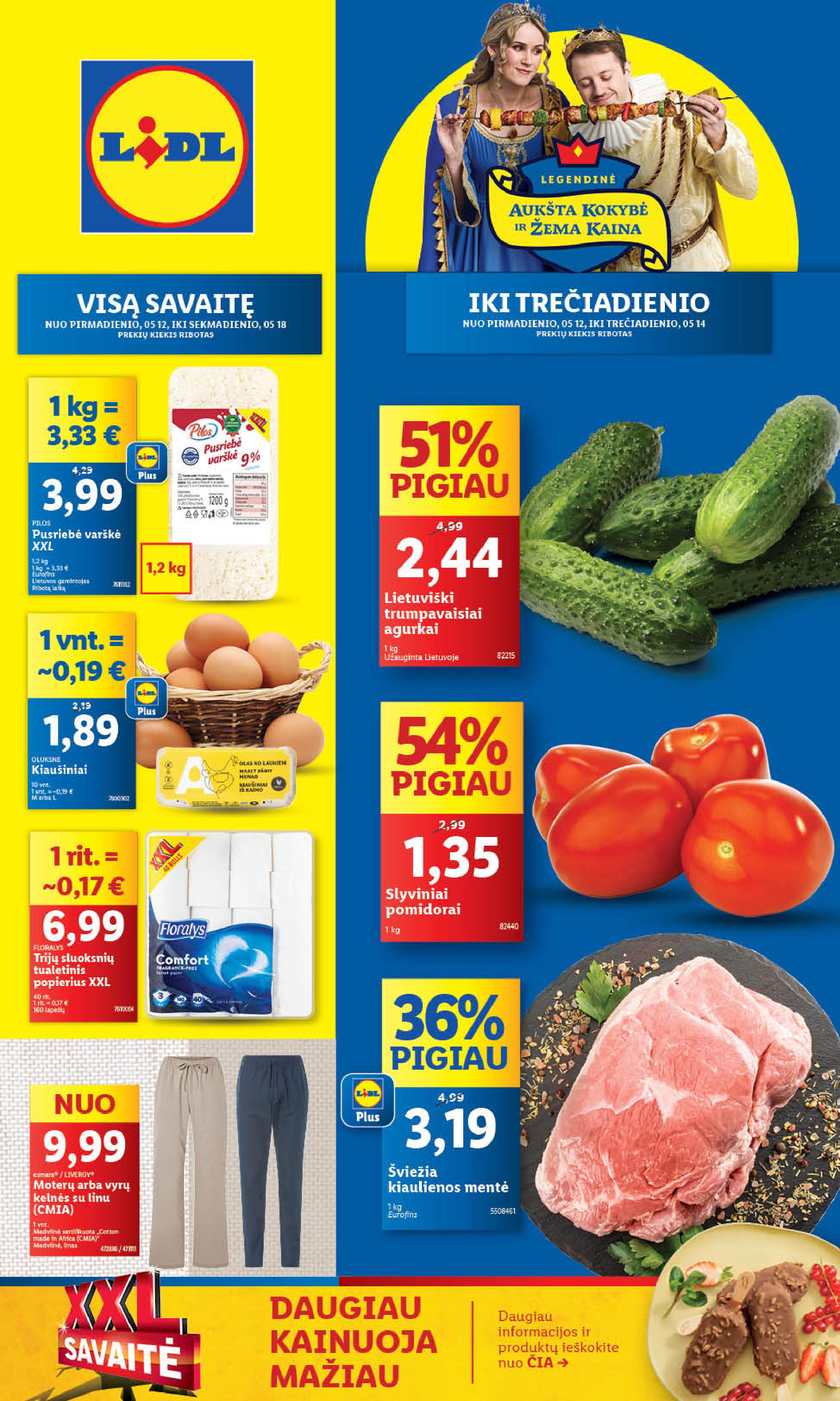 Naujausias LIDL kaininis katalogas 2025.05.12 - 2025.05.18