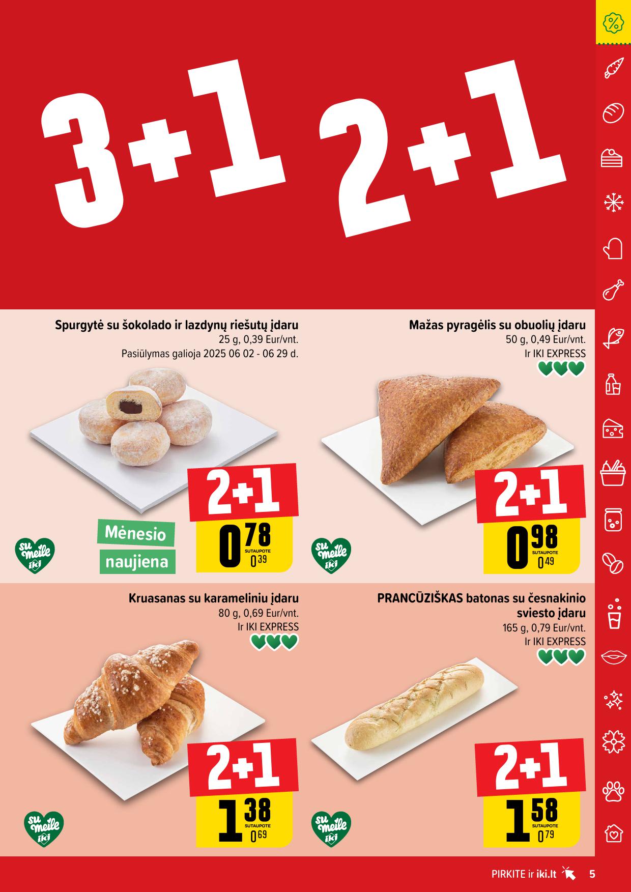 IKI akcijų leidinukas "Daugiau yra pigiau 1+1 nemokamai" 2025.06.09 - 2025.06.15