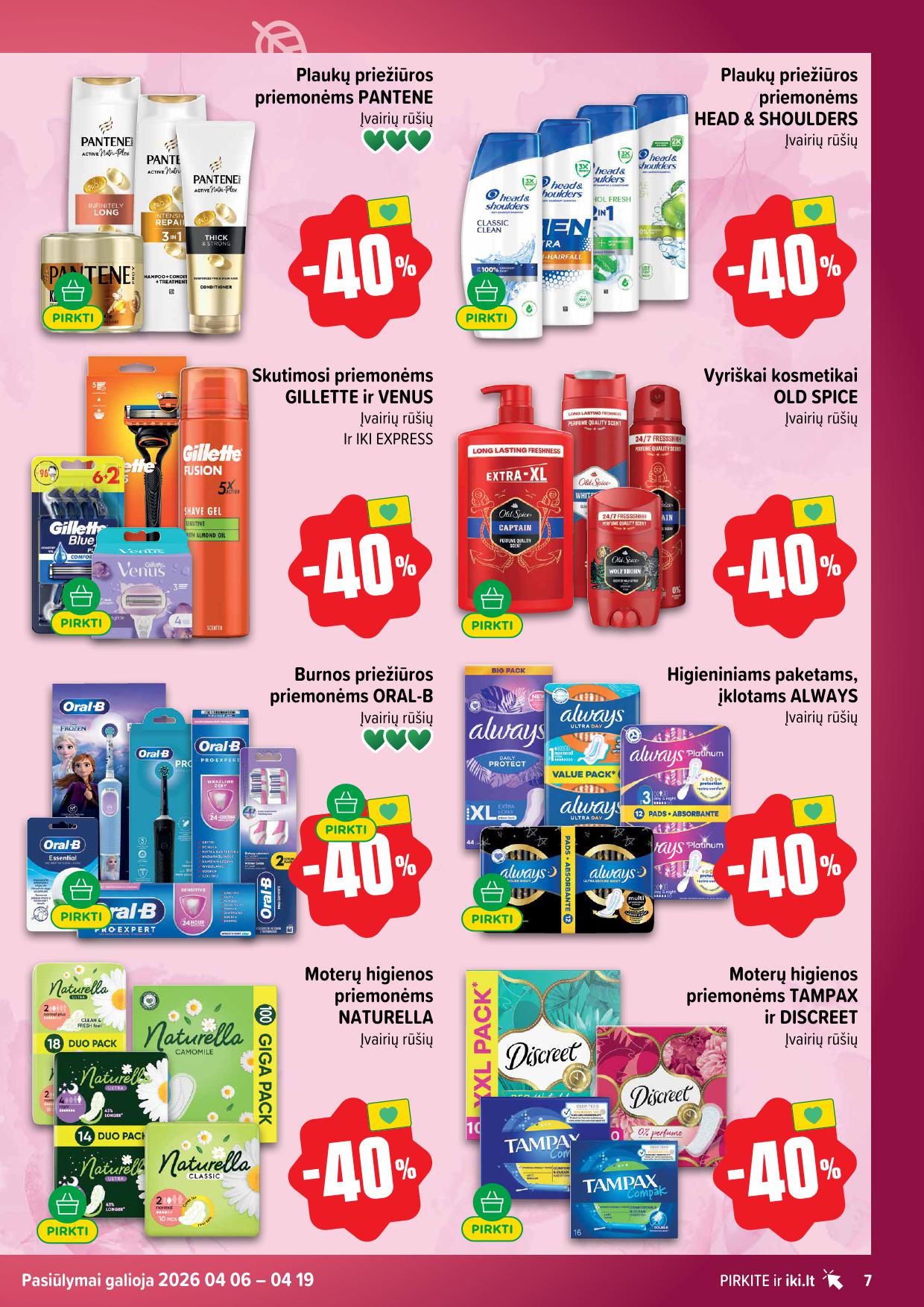 Naujausias IKI kaininis katalogas 2026.04.13 - 2026.04.19