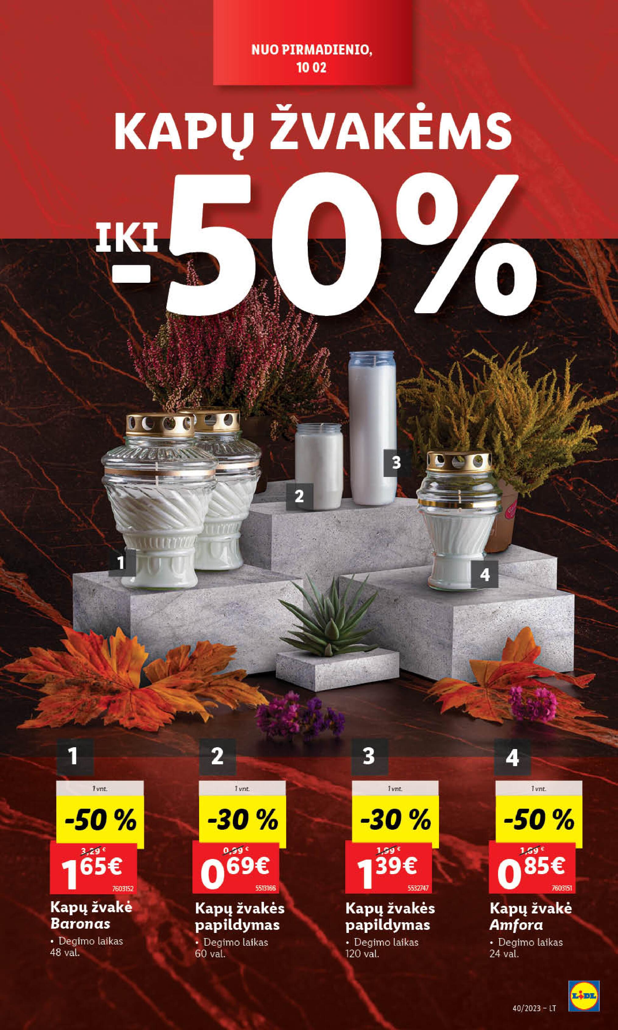 Naujausias LIDL kaininis katalogas 2023.10.02 - 2023.10.08
