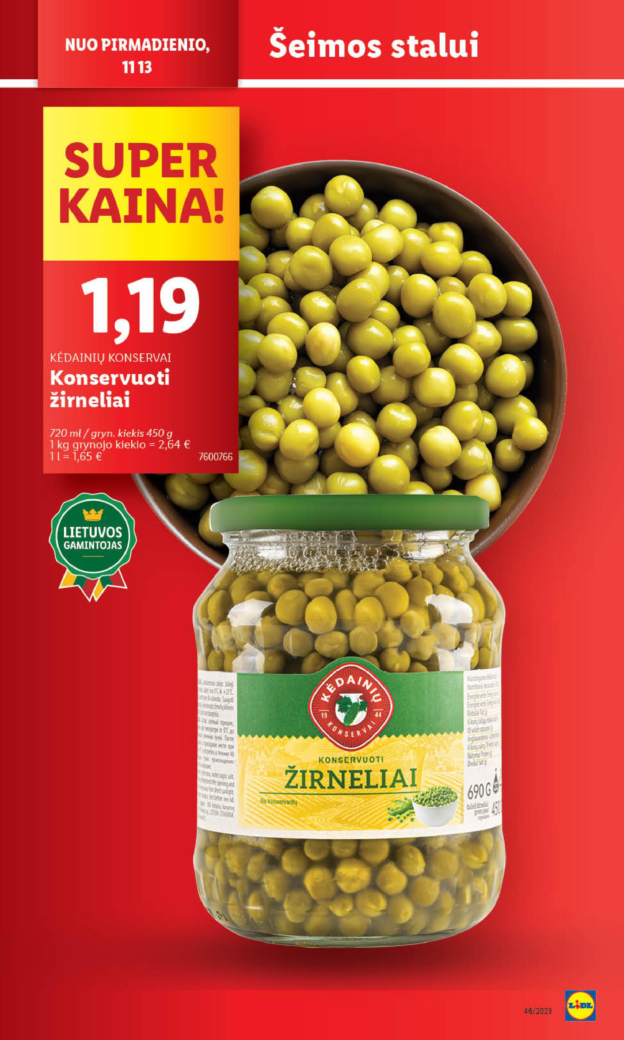 Naujausias LIDL kaininis katalogas 2023.11.13 - 2023.11.19