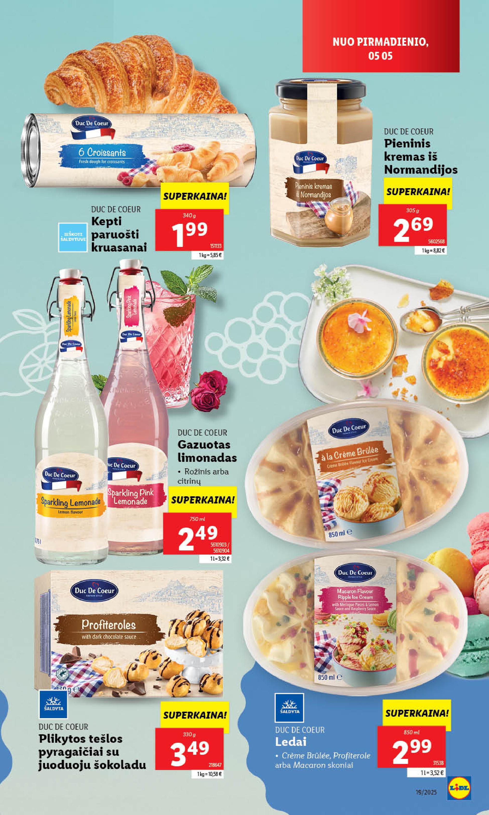 Naujausias LIDL kaininis katalogas 2025.05.05 - 2025.05.11