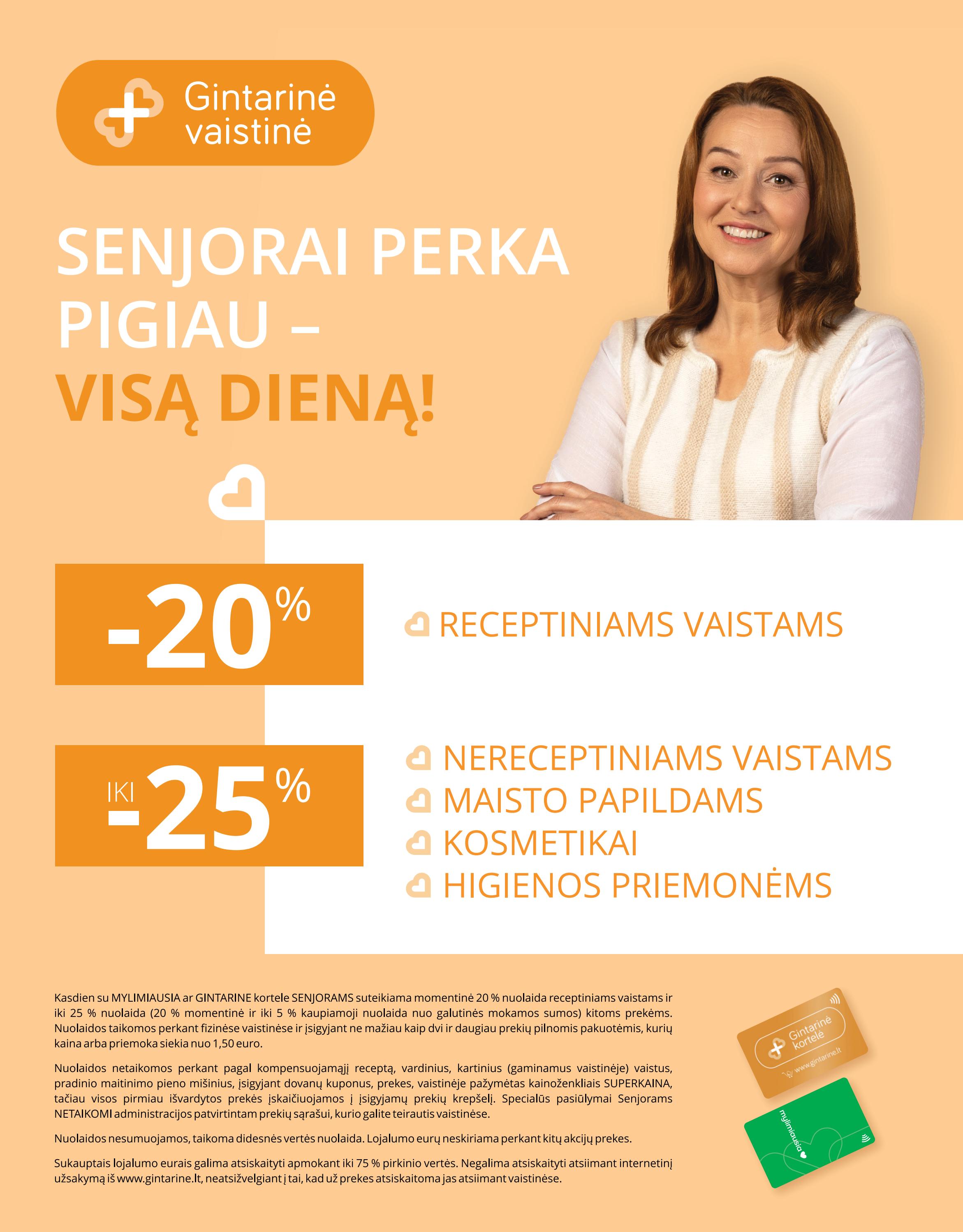 GINTARINĖS vaistinės akcijų ir nuolaidų leidinys 2023.06.01 - 2023.06.30