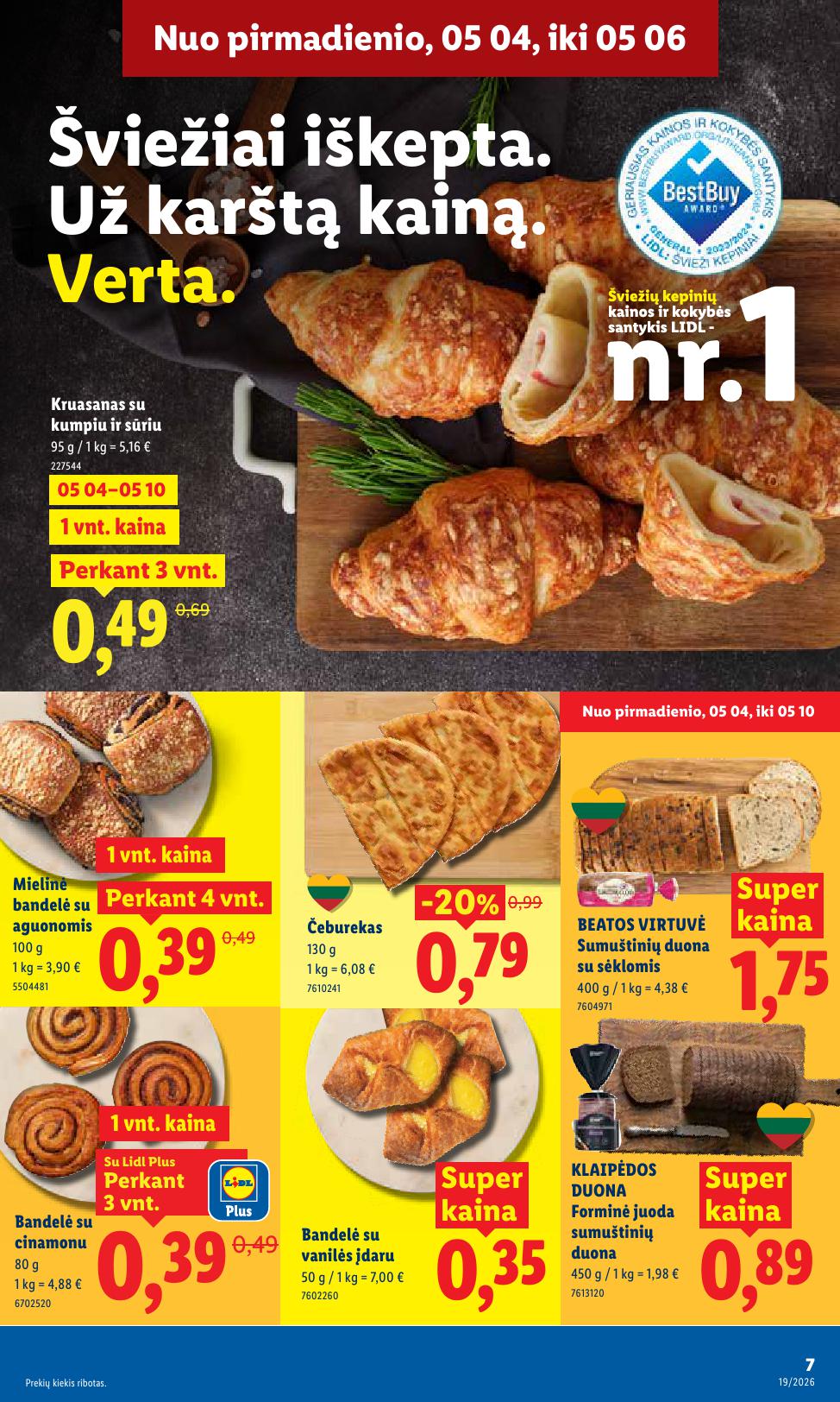 Naujausias LIDL kaininis katalogas 2026.05.04 - 2026.05.10