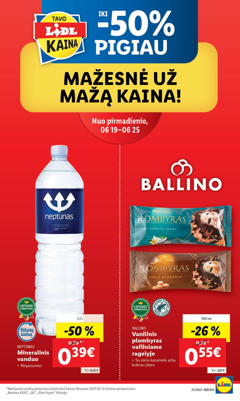 Naujausias LIDL kaininis katalogas 2023.06.19 - 2023.06.25