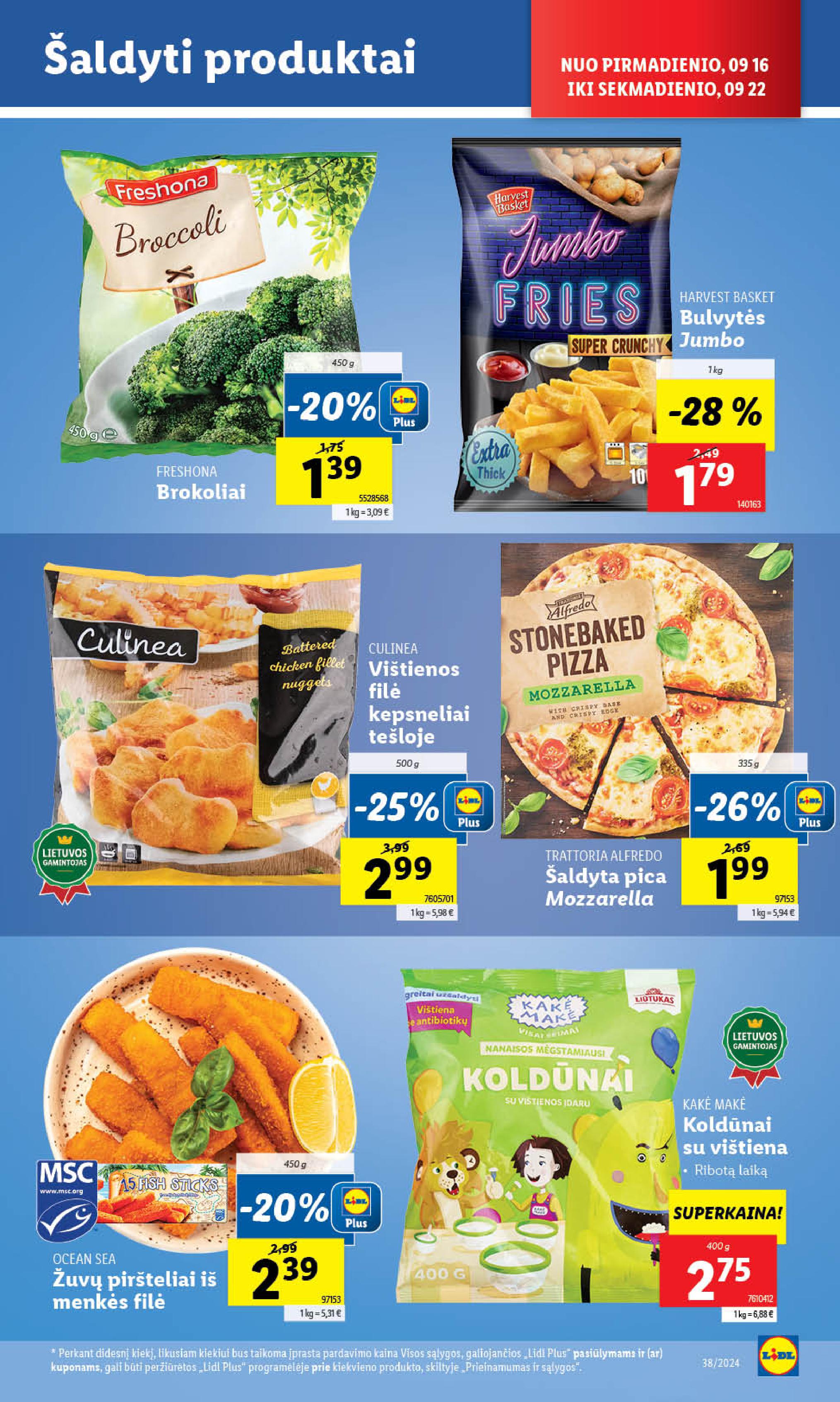 Naujausias LIDL kaininis katalogas 2024.09.16 - 2024.09.22