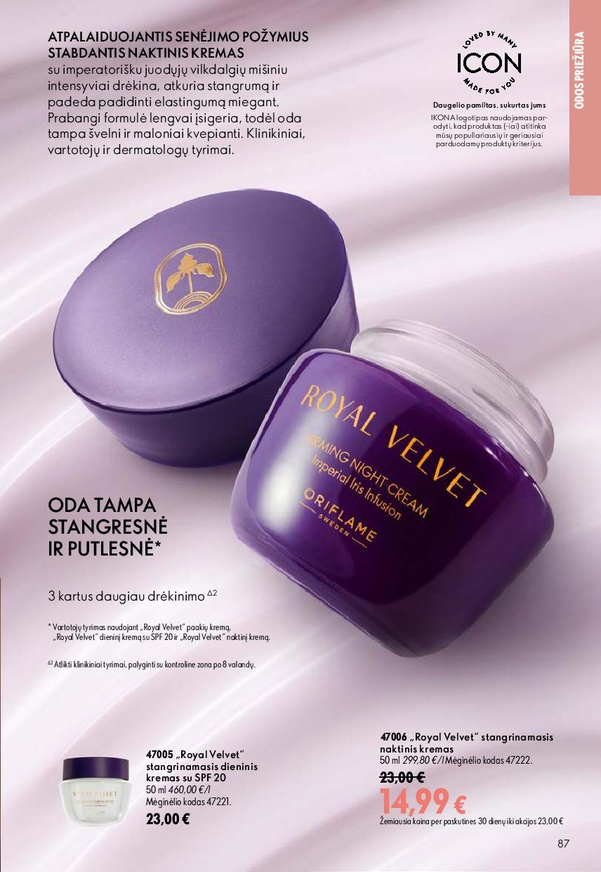 Naujas ORIFLAME  katalogas galioja 2026.08.26 - 2026.09.15