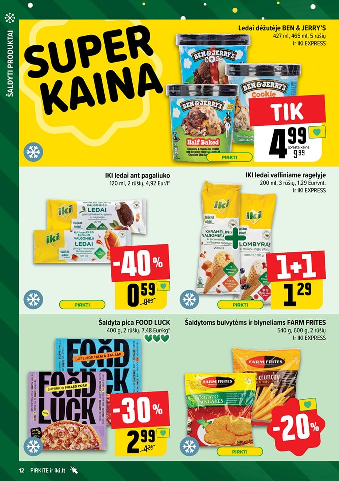 Naujausias IKI kaininis katalogas 2024.12.30 - 2025.01.05