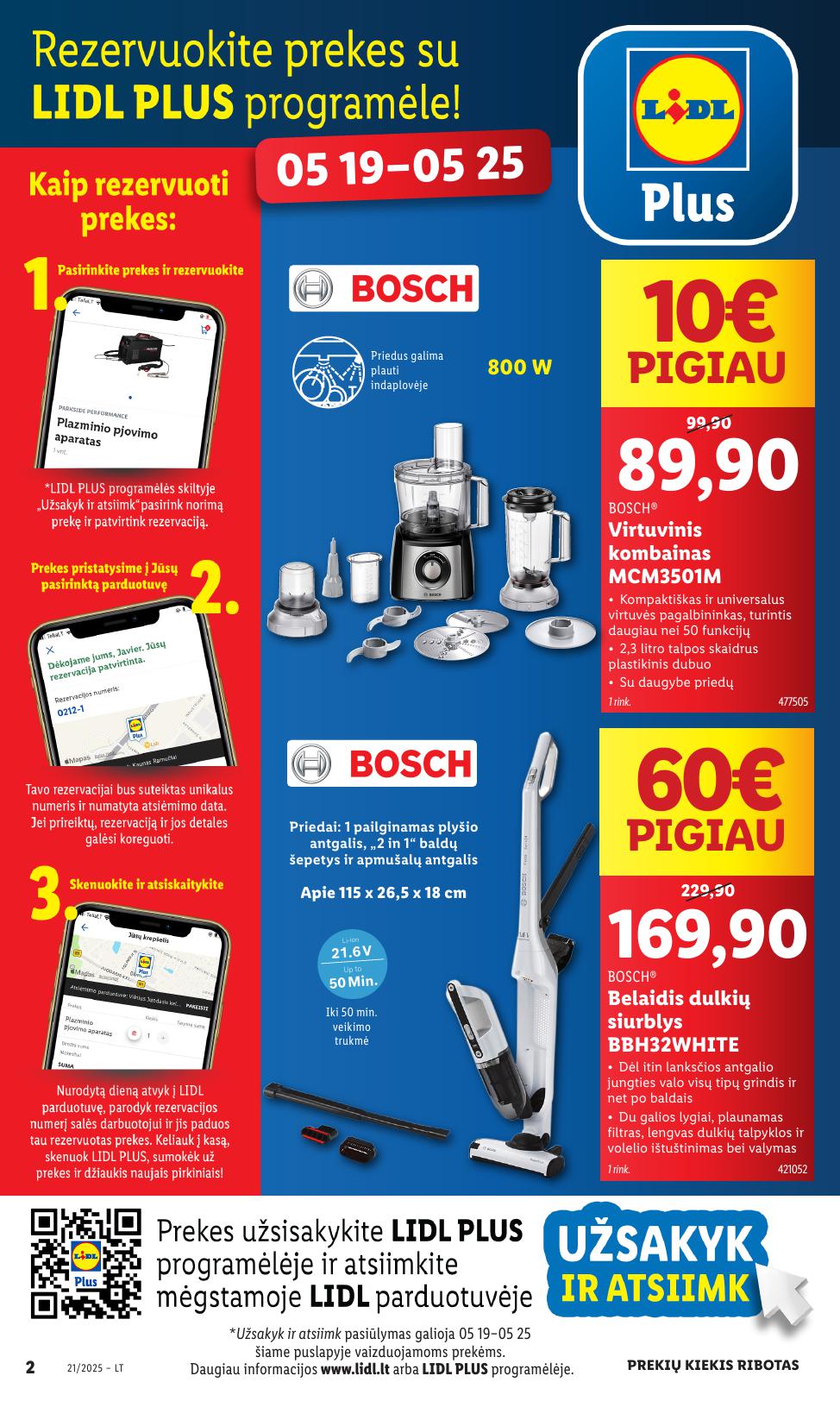 LIDL ne maisto prekių leidinys 2025.05.19 - 2025.05.25