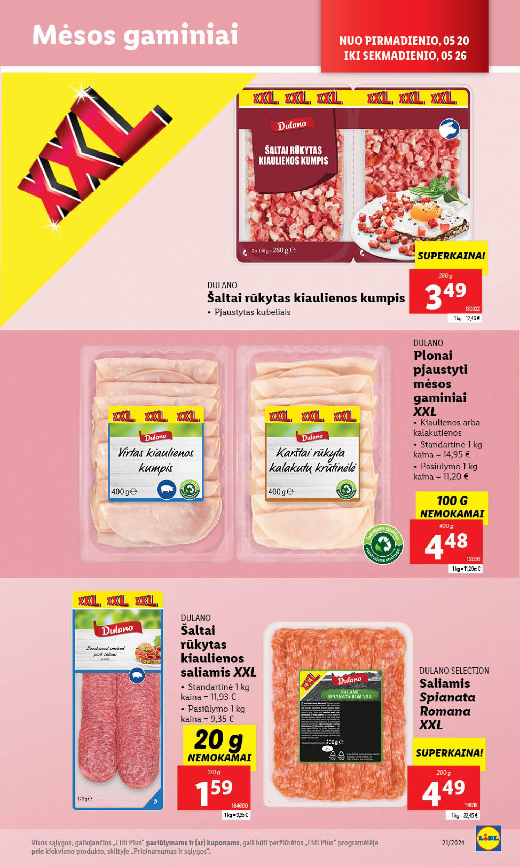 Naujausias LIDL kaininis katalogas 2024.05.20 - 2024.05.26