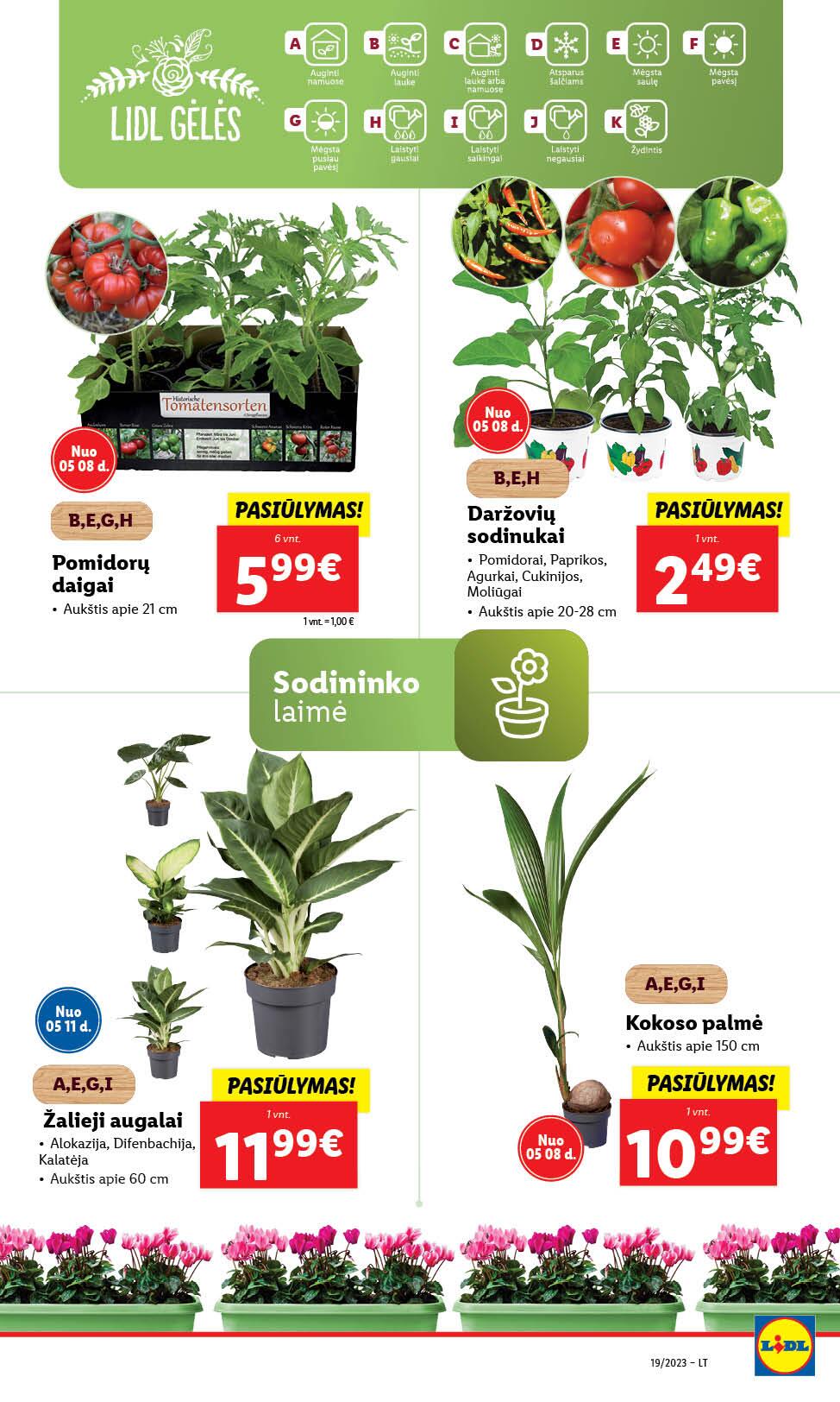 Naujausias LIDL kaininis katalogas 2023.05.08 - 2023.05.14