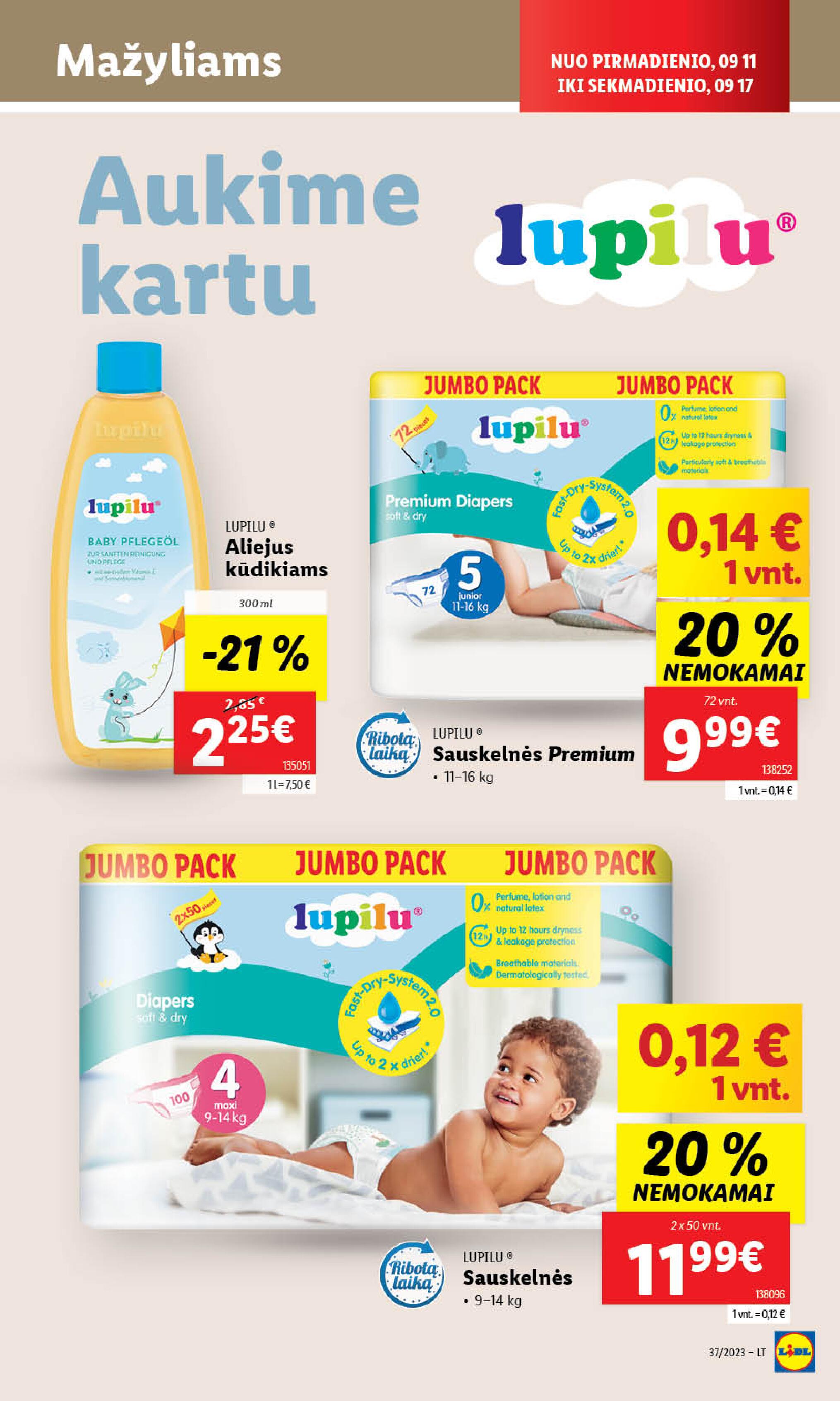 Naujausias LIDL kaininis katalogas 2023.09.11 - 2023.09.17