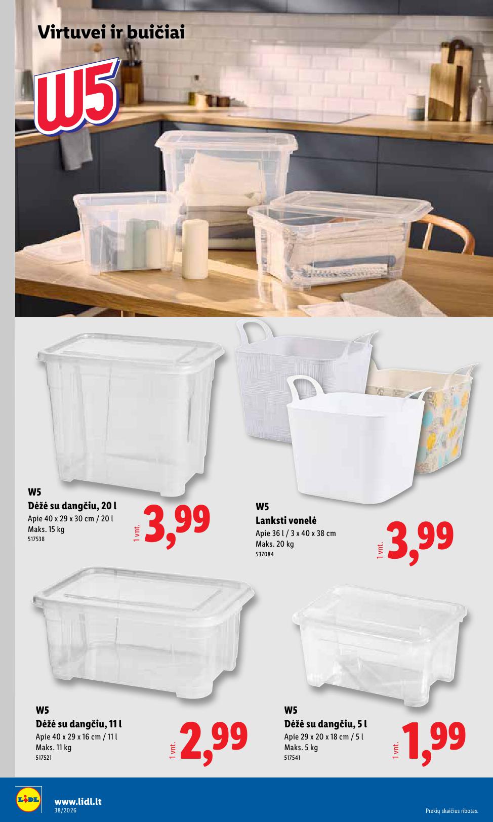 LIDL ne maisto prekių leidinys 2026.09.14 - 2026.09.20
