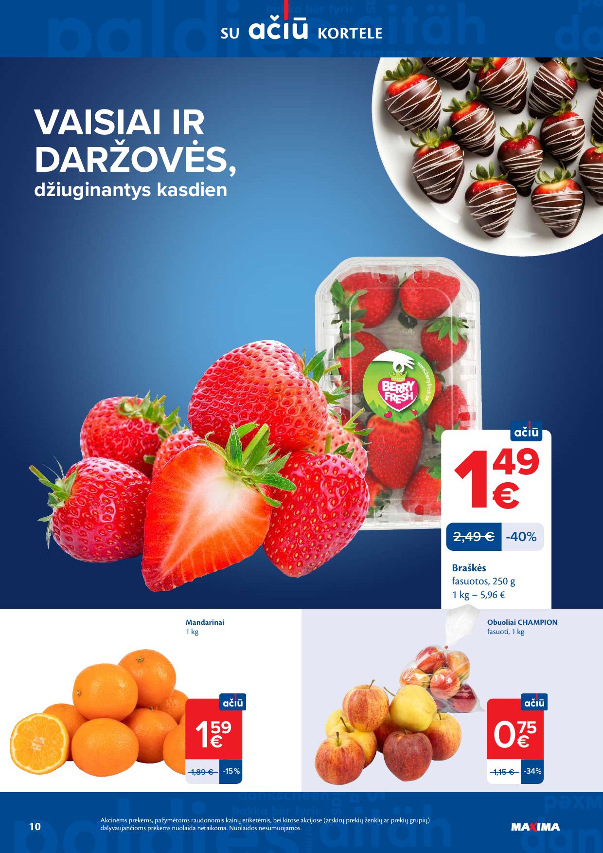 Naujausias MAXIMA kaininis katalogas 2026.03.24 - 2026.03.30