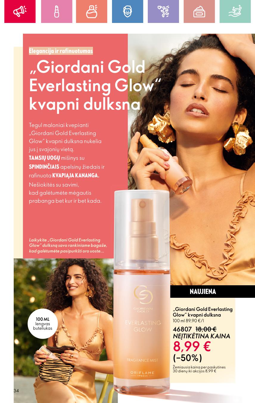 ORIFLAME katalogas galioja 2025.08.03 - 2025.08.23