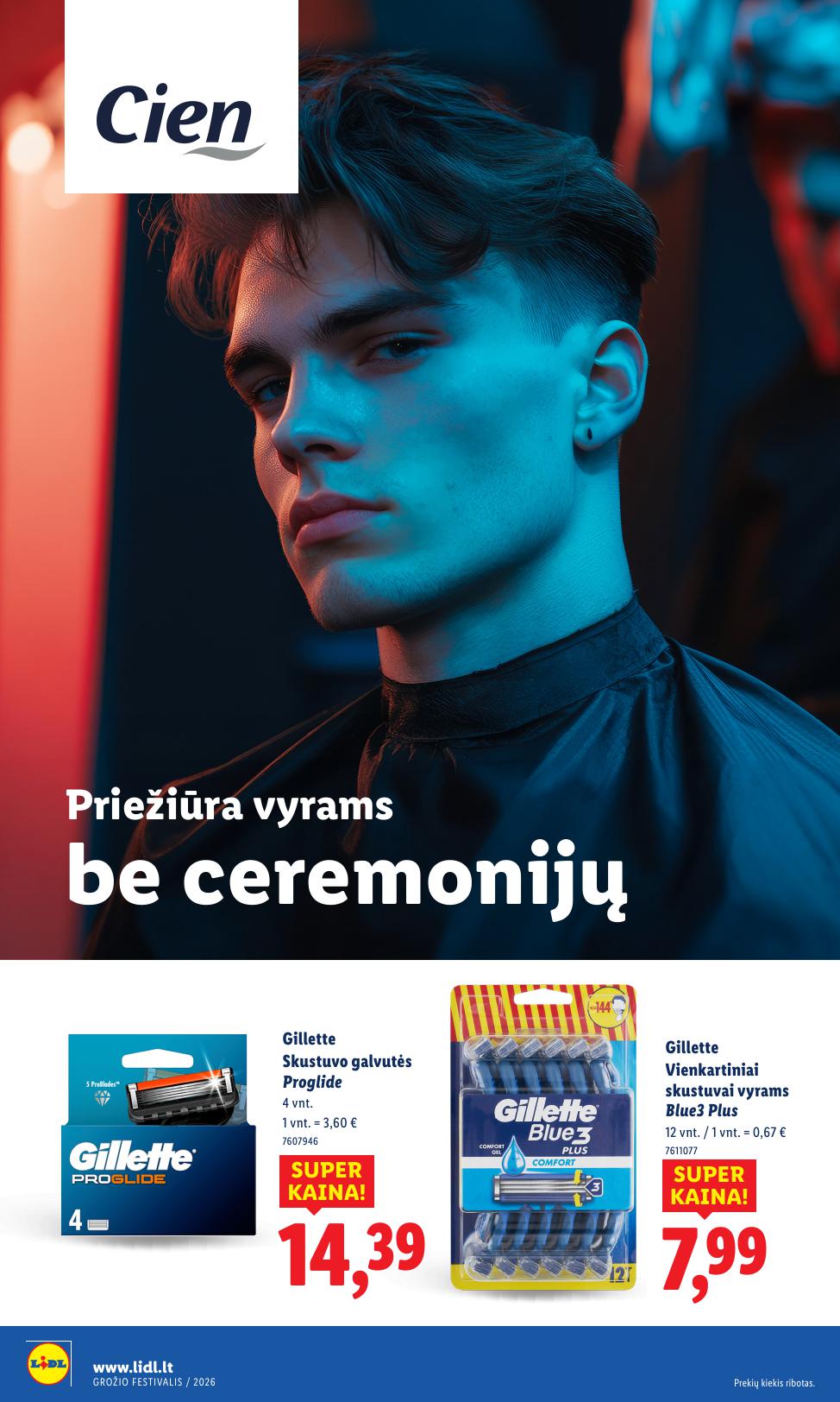 LIDL nuolaidų katalogas "Grožio festivalis" galioja nuo 2026.02.12