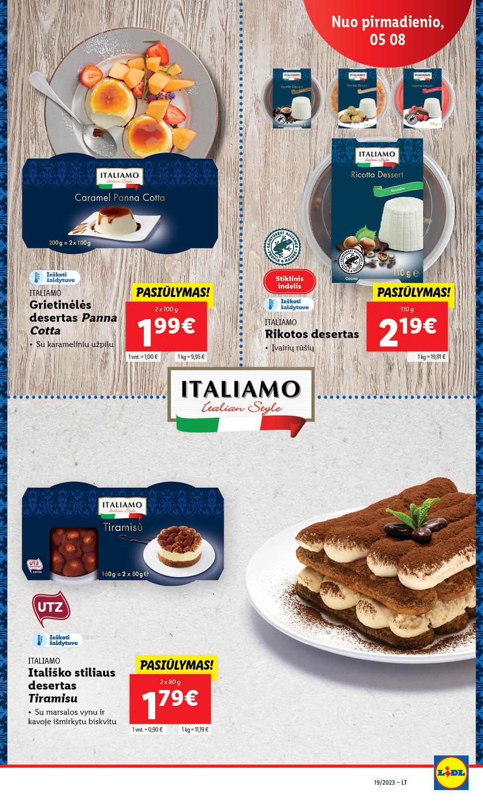 Naujausias LIDL kaininis katalogas 2023.05.08 - 2023.05.14