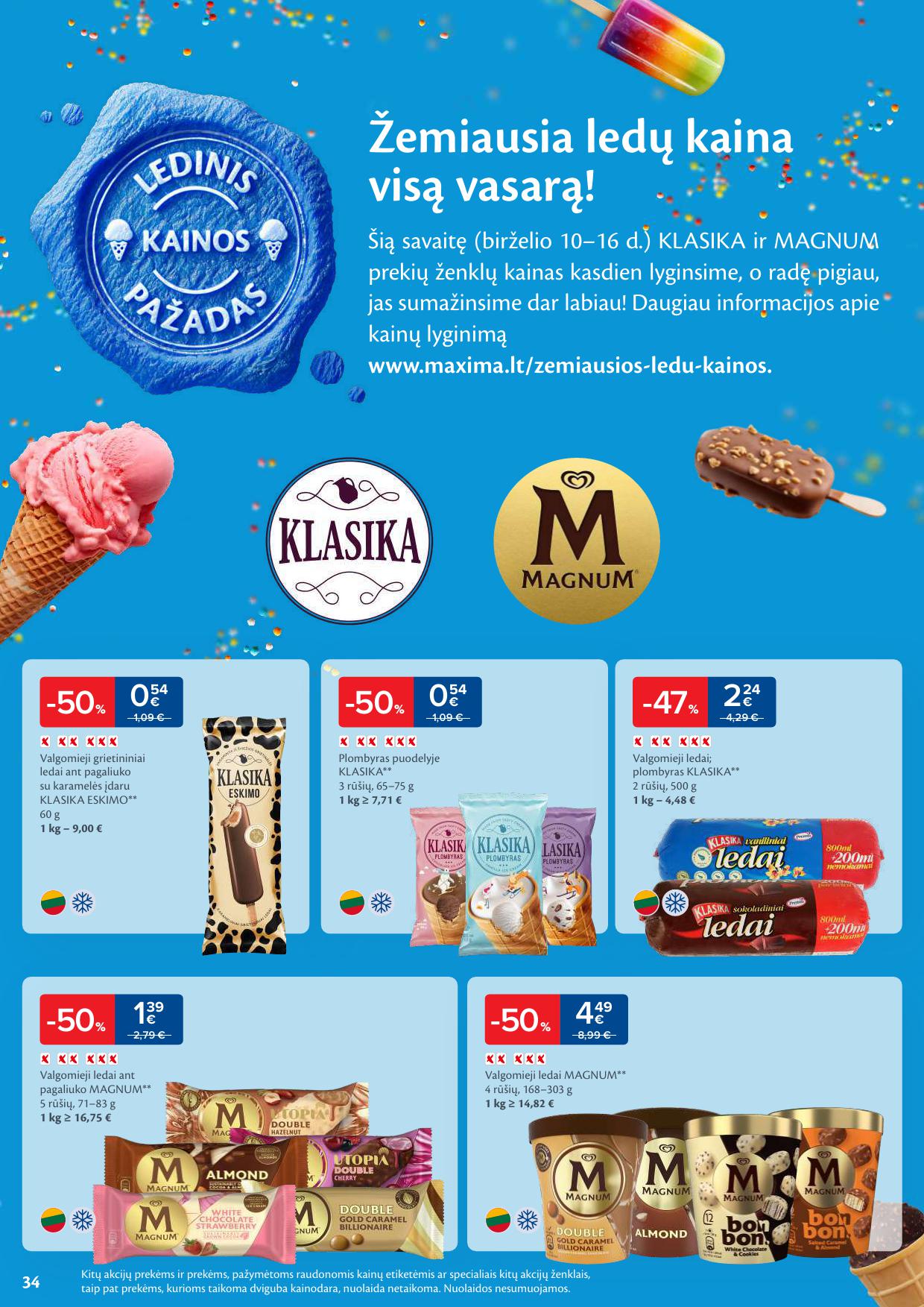 Naujausias MAXIMA kaininis katalogas 2025.06.10 - 2025.06.16