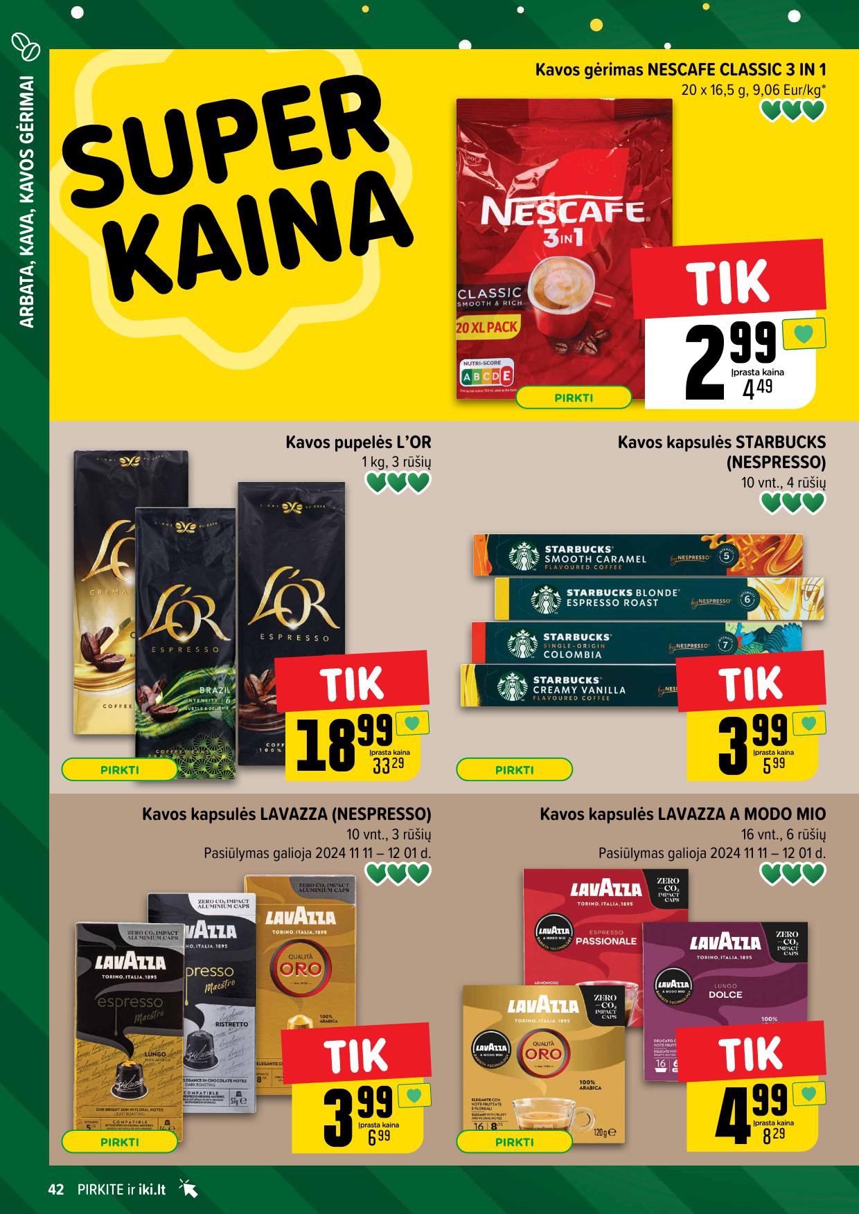Naujausias IKI kaininis katalogas 2024.11.11 - 2024.11.17