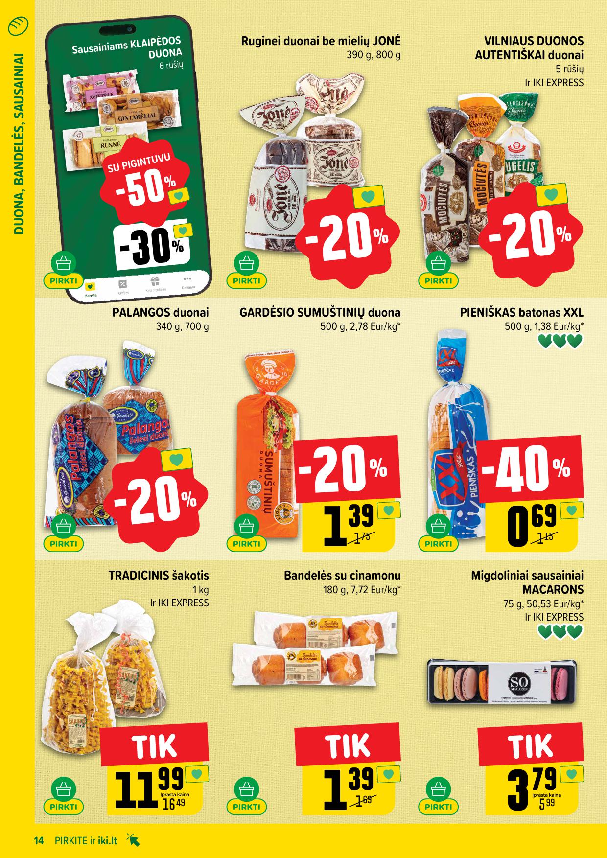 Naujausias IKI kaininis katalogas 2026.01.26 - 2026.02.01