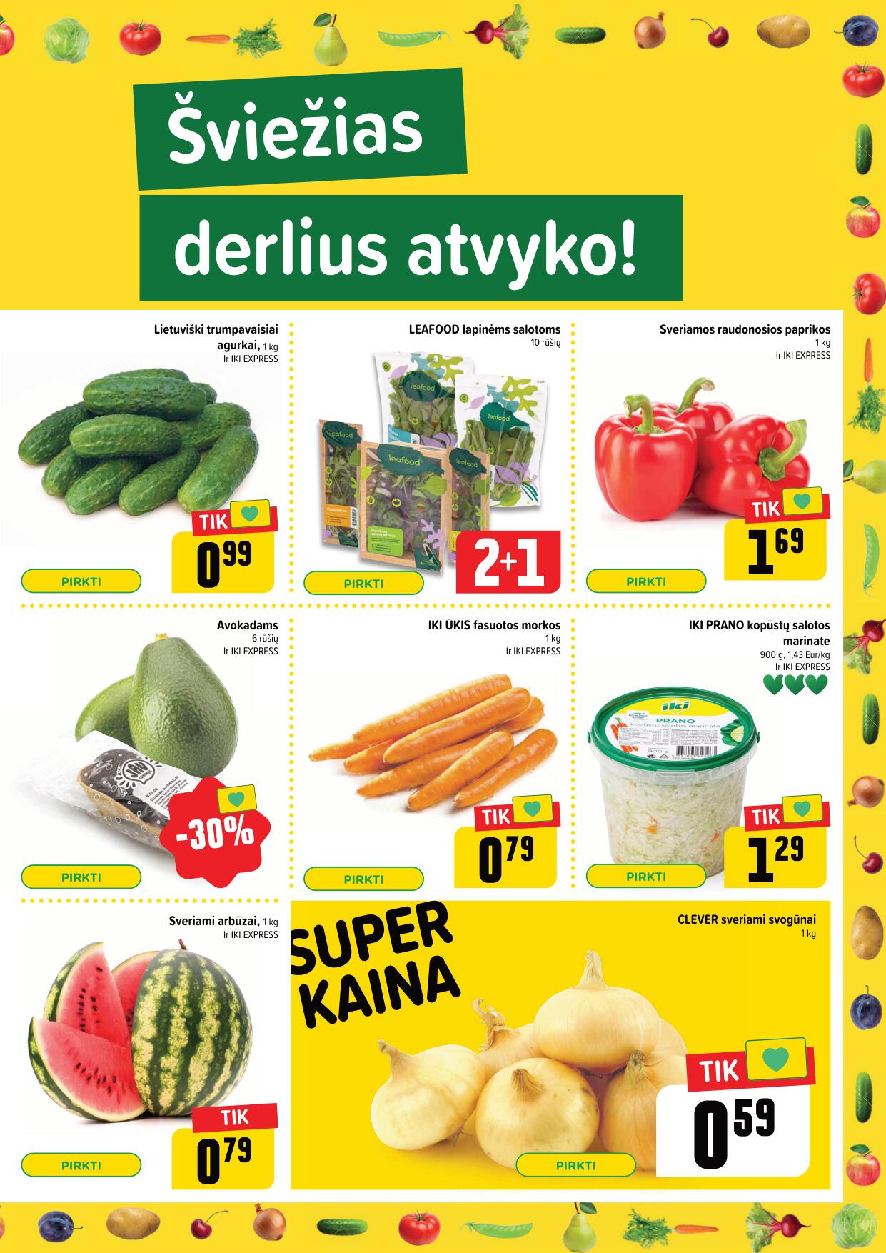 Naujausias IKI kaininis katalogas 2023.08.21 - 2023.08.27