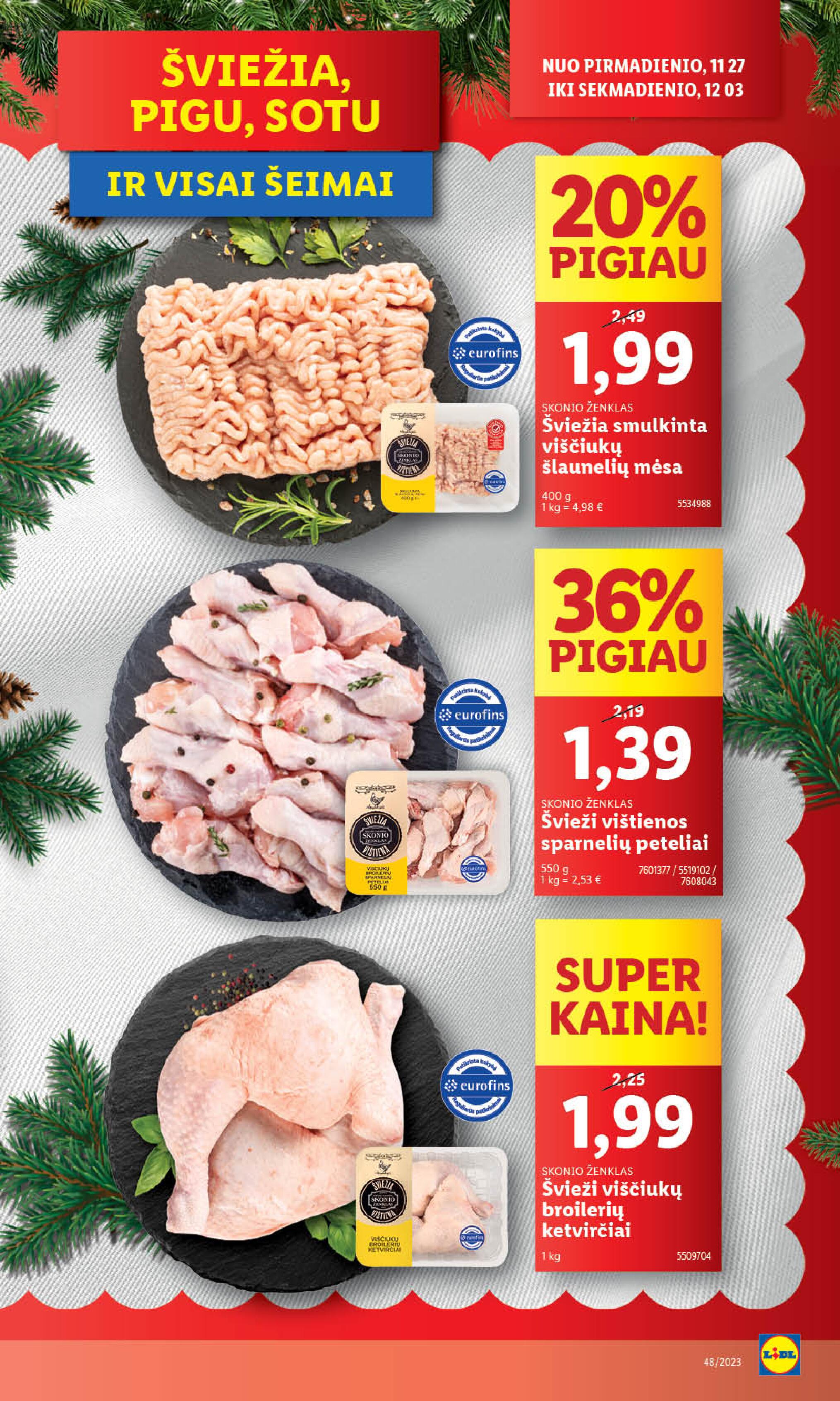 Naujausias LIDL kaininis katalogas 2023.11.27 - 2023.12.03