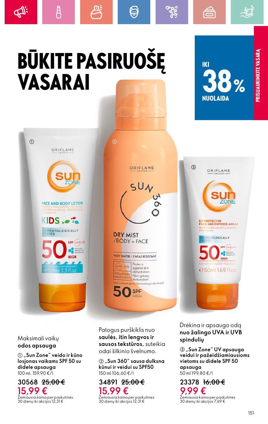 Naujas ORIFLAME katalogas galioja 2025.05.11 - 2025.05.31