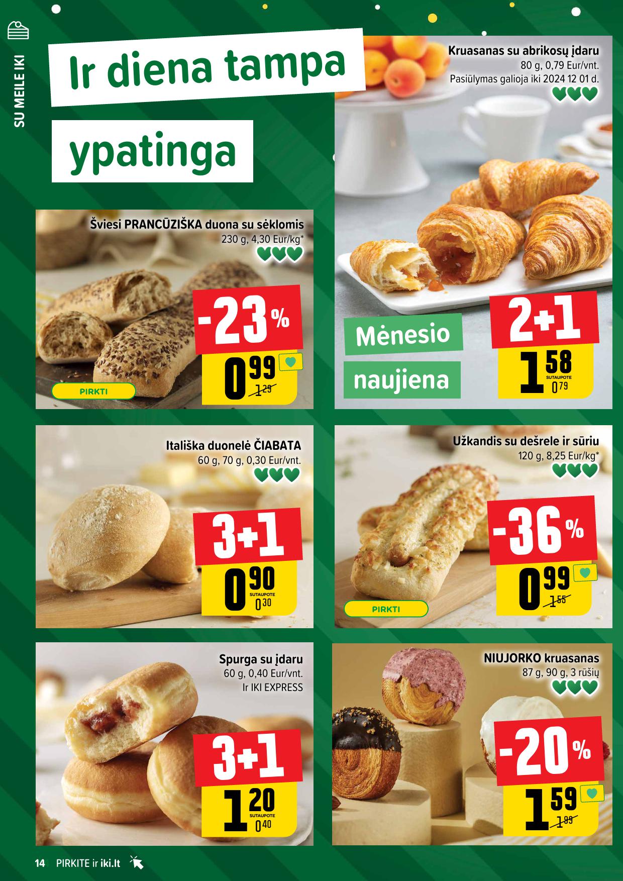 Naujausias IKI kaininis katalogas 2024.11.11 - 2024.11.17