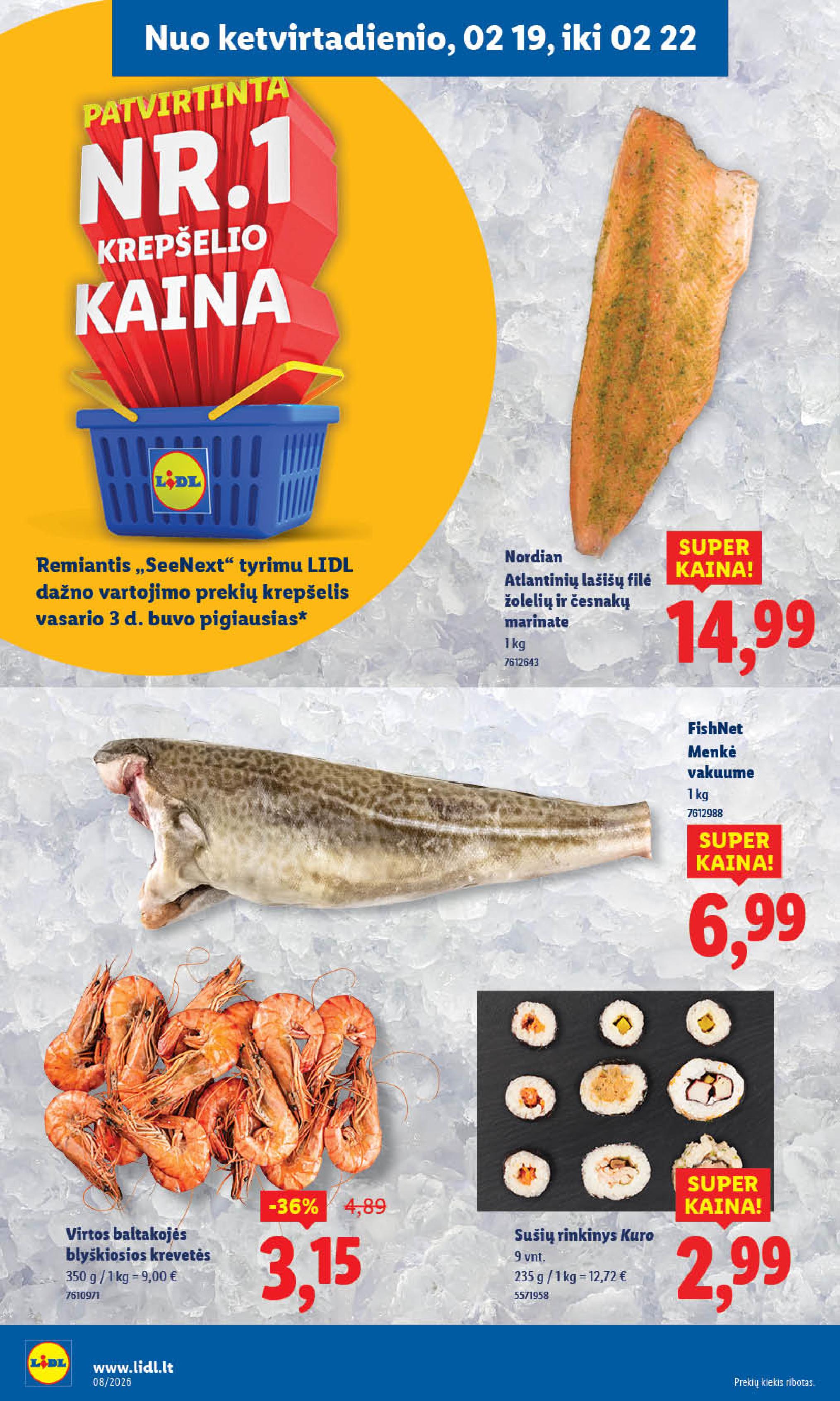 Naujausias LIDL kaininis katalogas 2026.02.16 - 2026.02.22